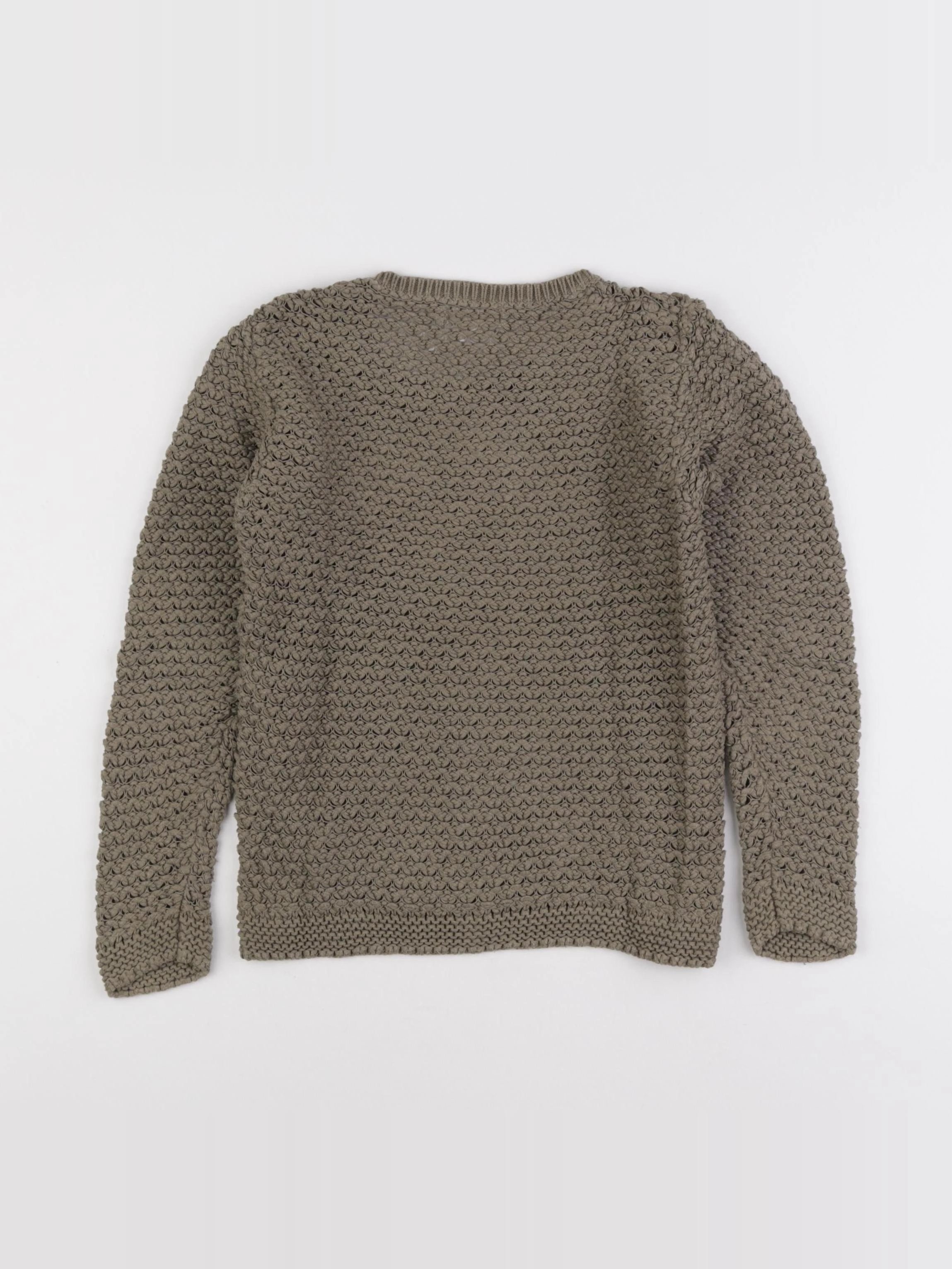 Vertbaudet - pull vert - 8 ans
