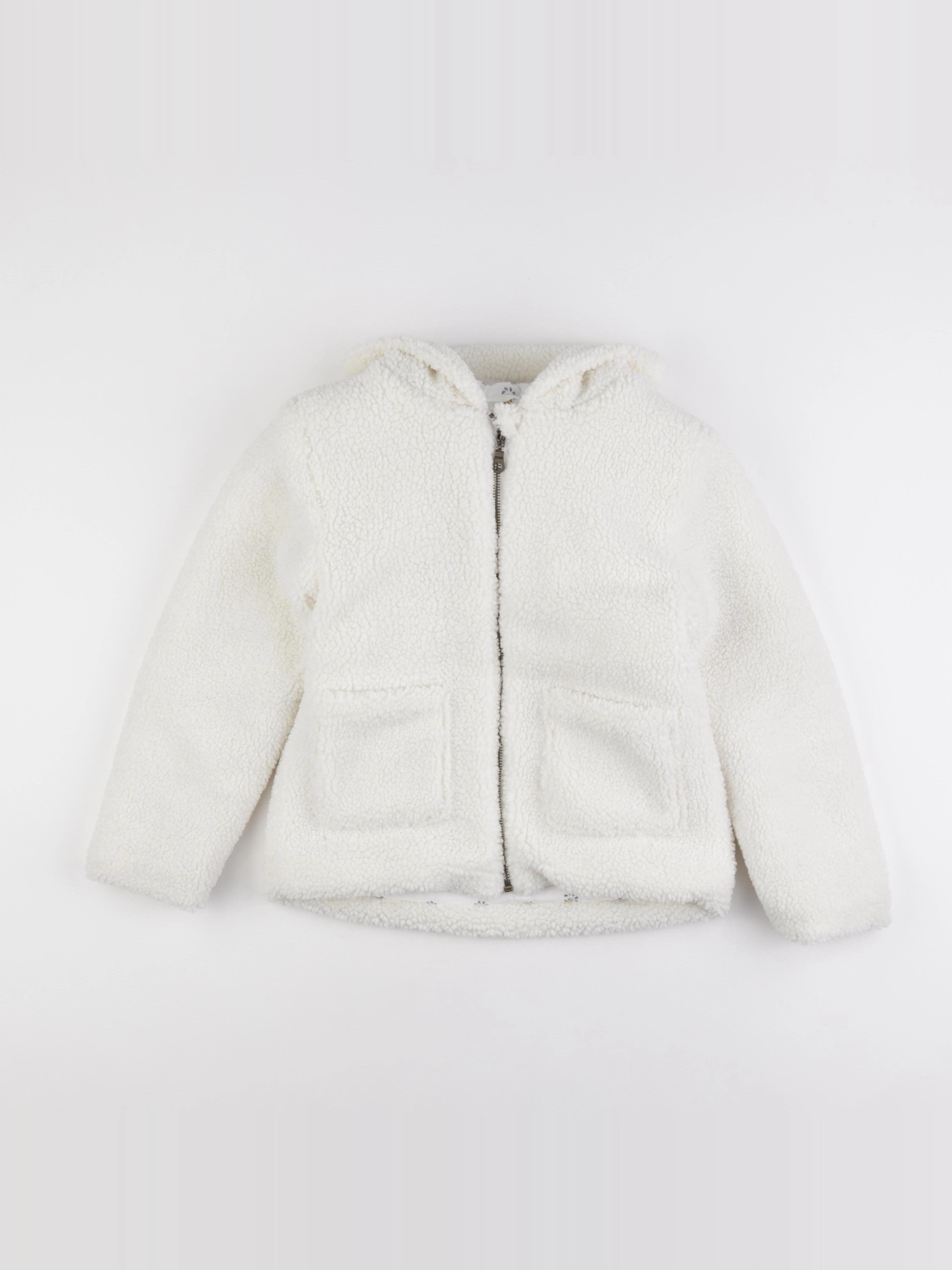 Vertbaudet - veste blanc - 8 ans