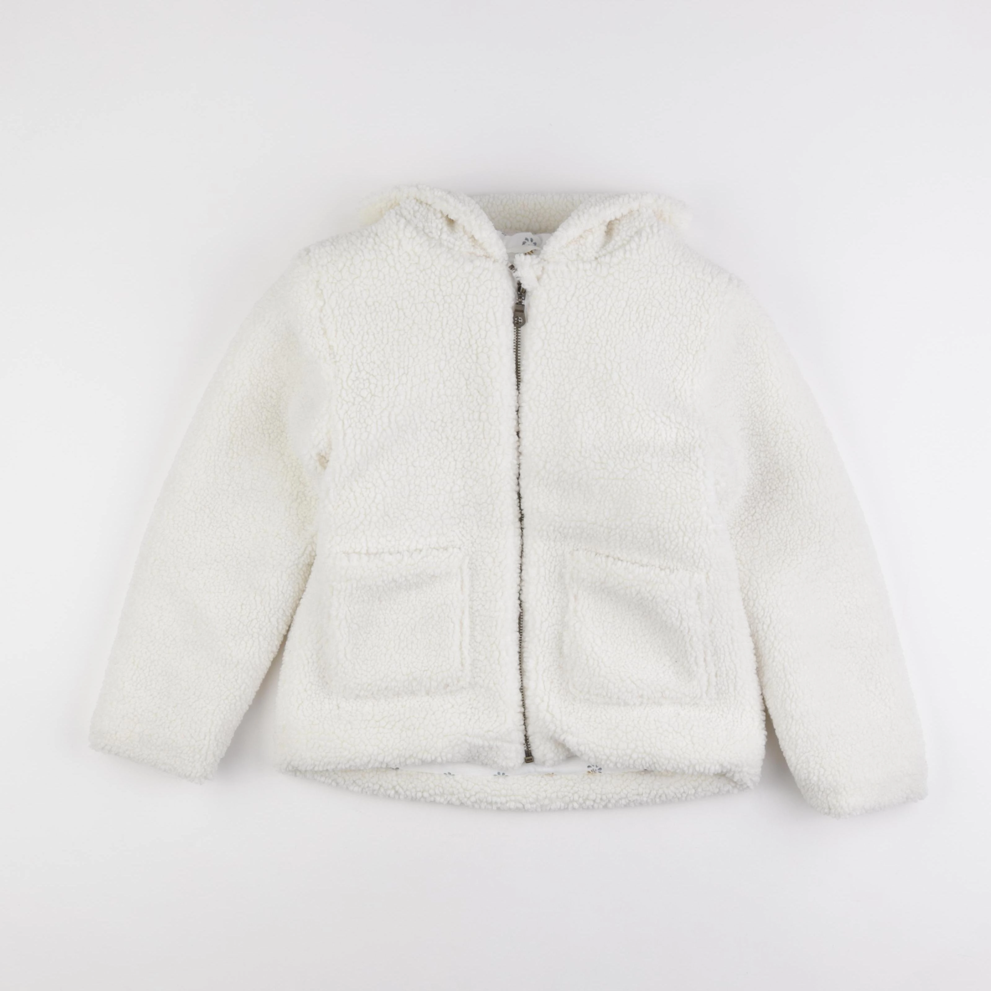 Vertbaudet - veste blanc - 8 ans