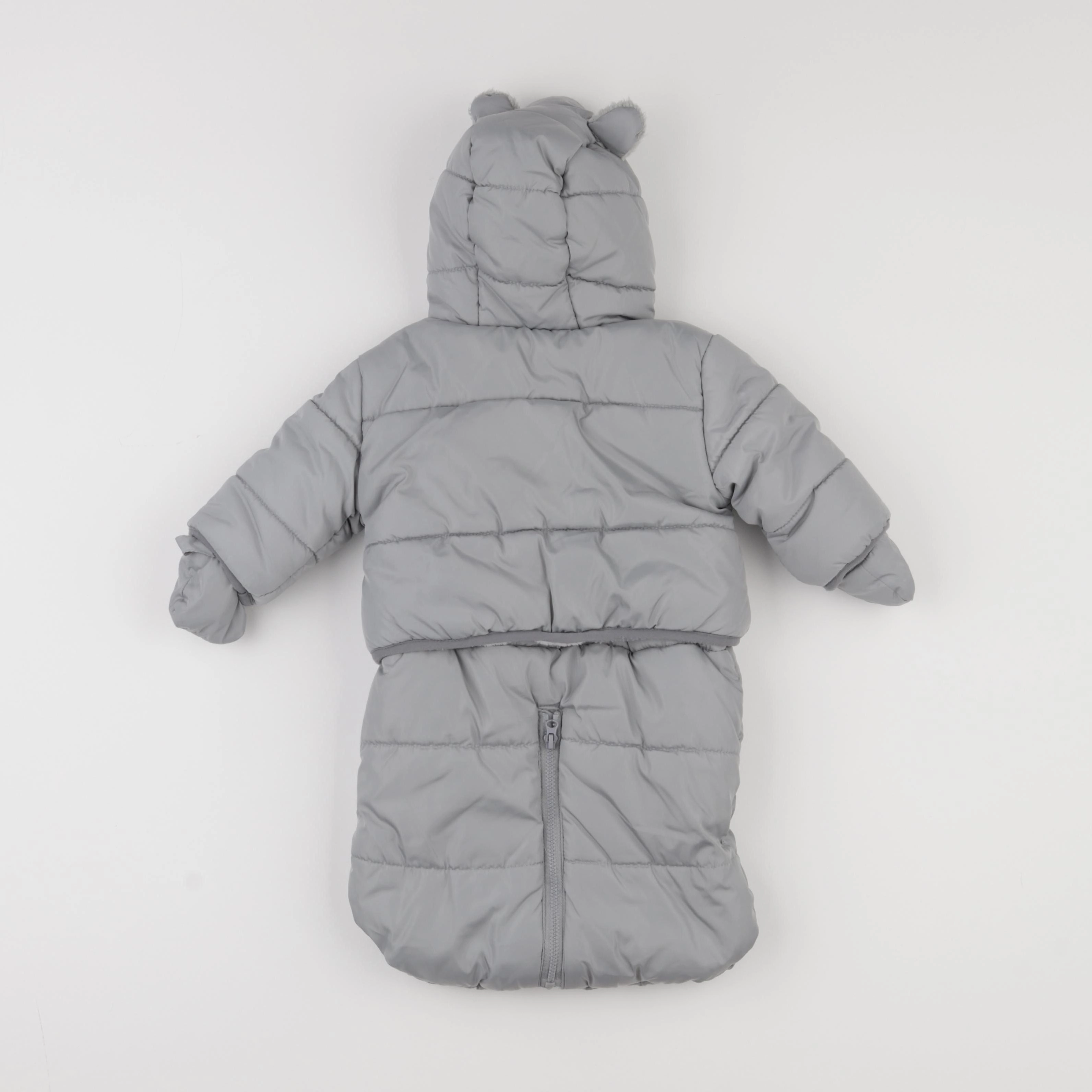 Vertbaudet - combi-pilote gris - 1 mois