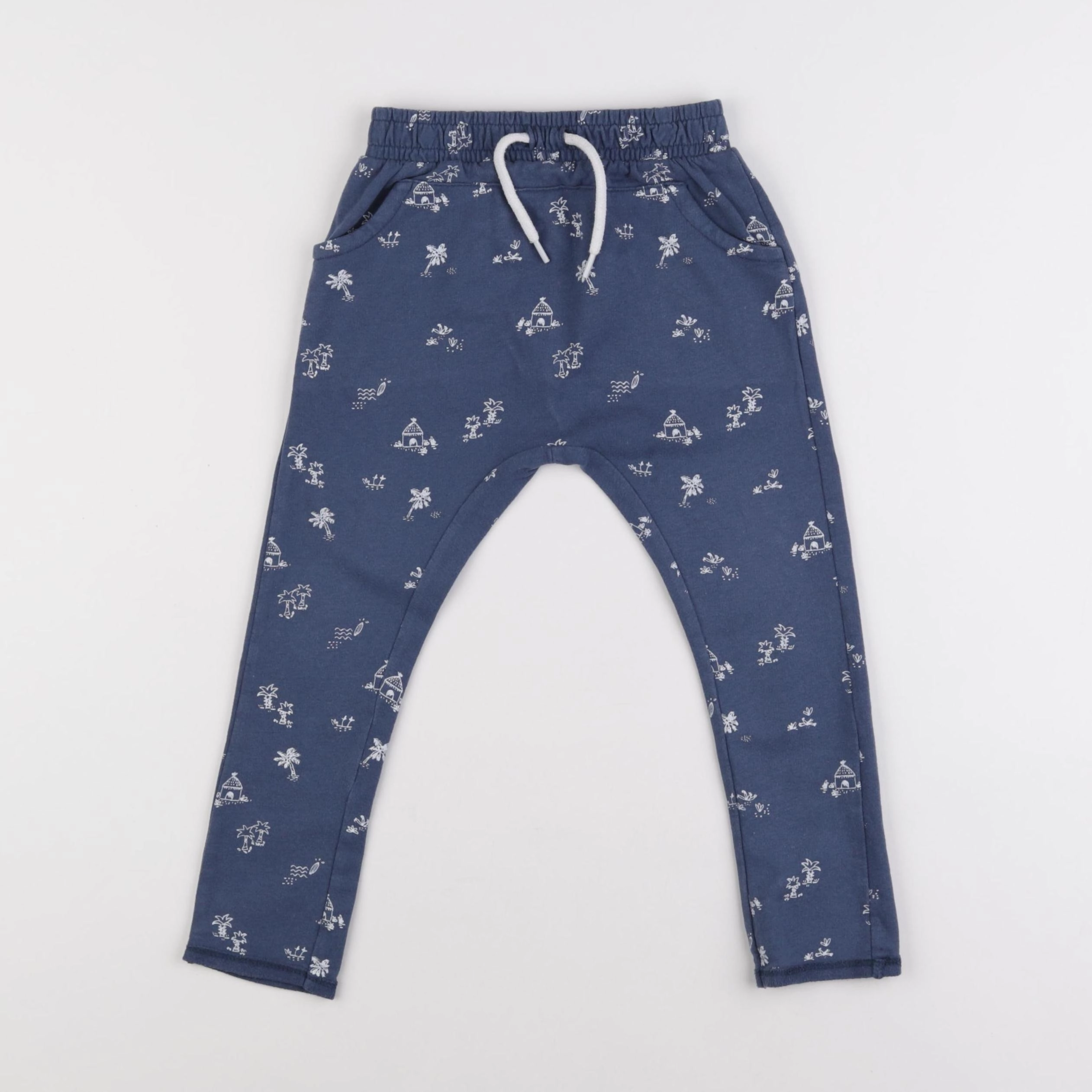 Vertbaudet - pantalon bleu - 36 mois