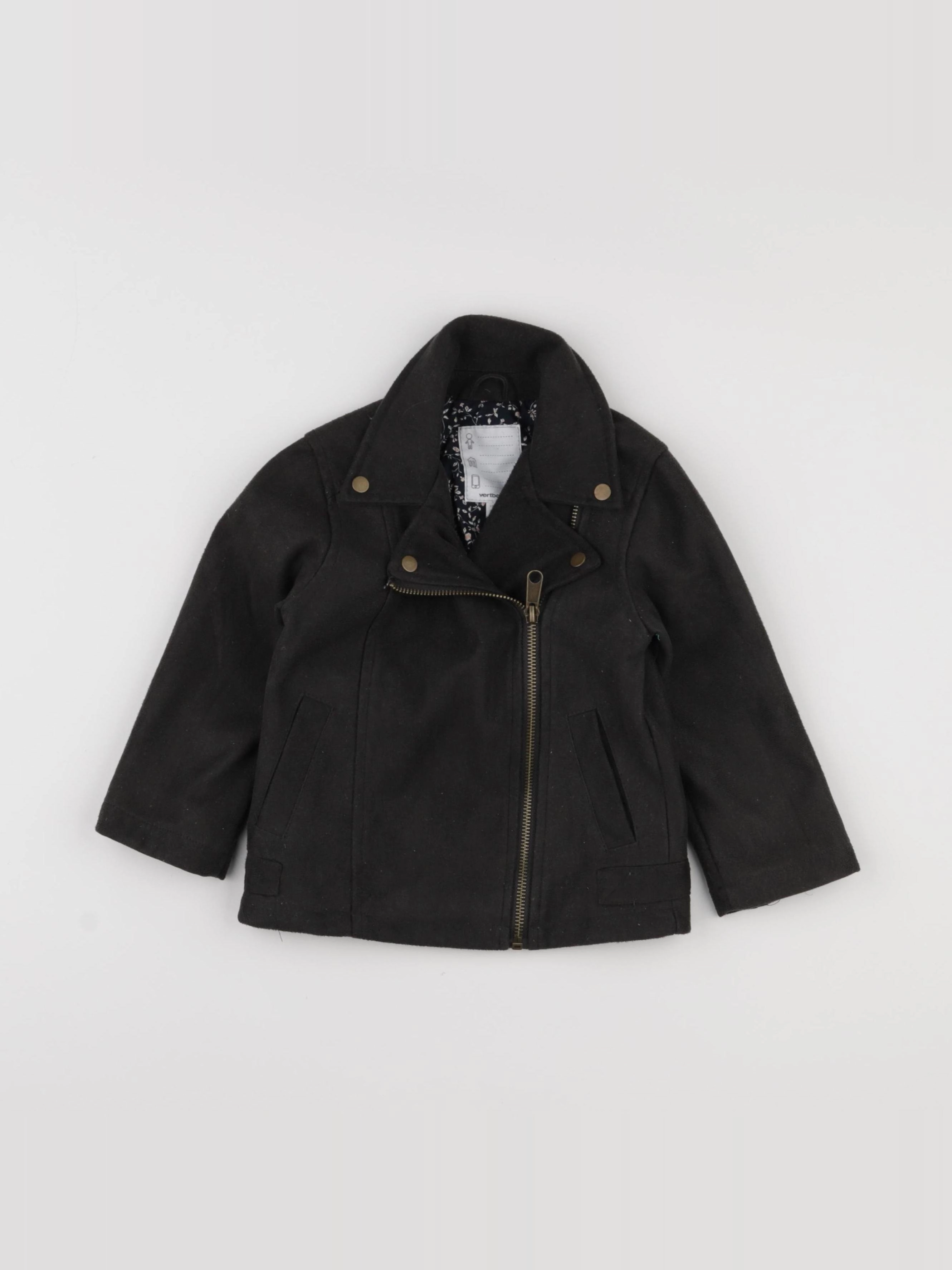 Vertbaudet - veste marron - 4 ans
