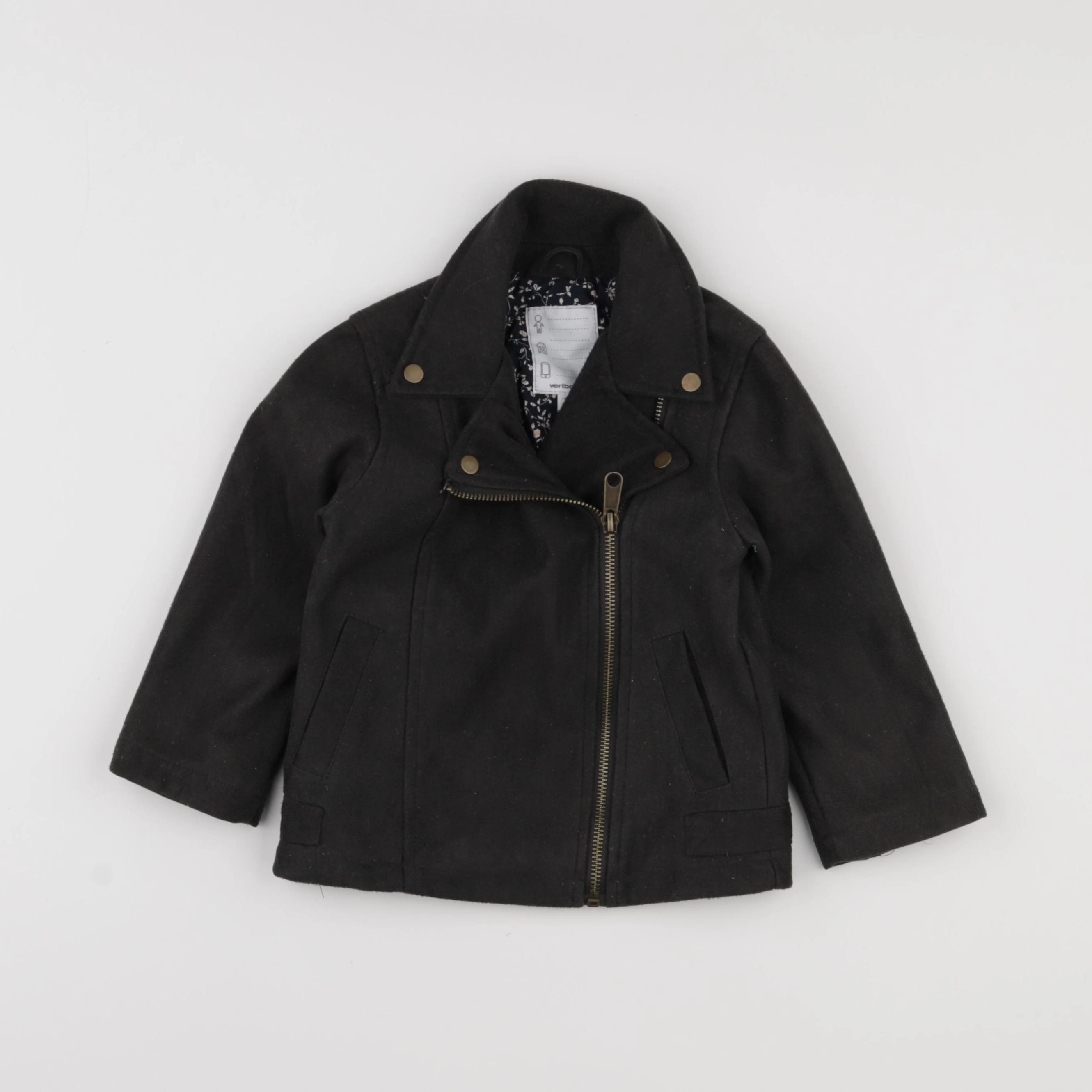 Vertbaudet - veste marron - 4 ans