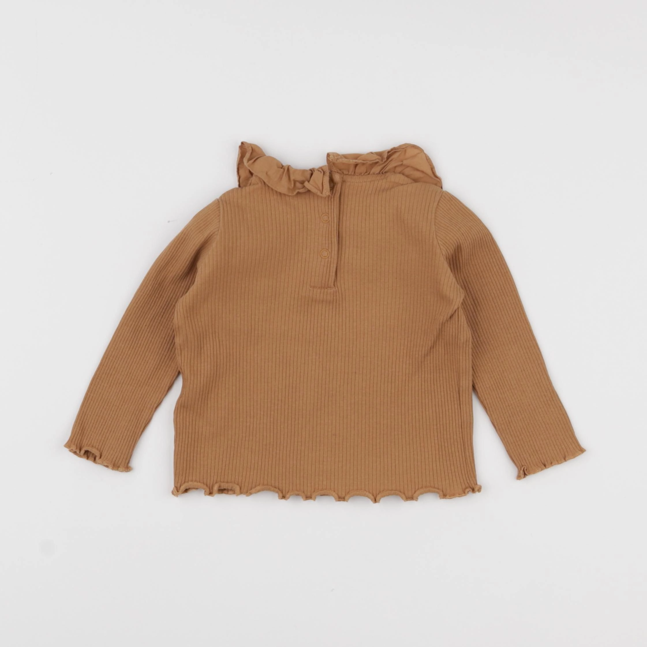Vertbaudet - tee-shirt marron - 12 mois