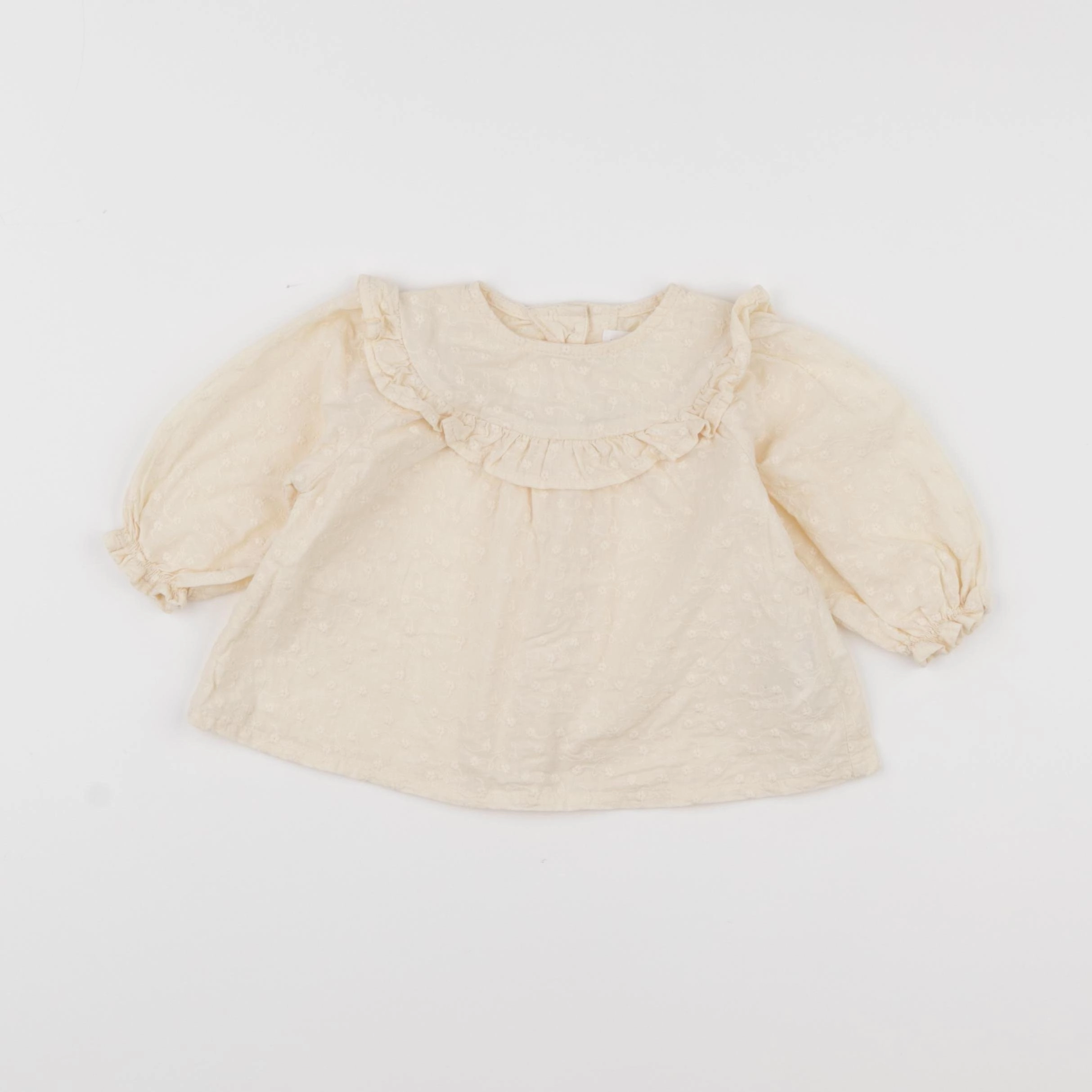 Vertbaudet - blouse beige - 6 mois