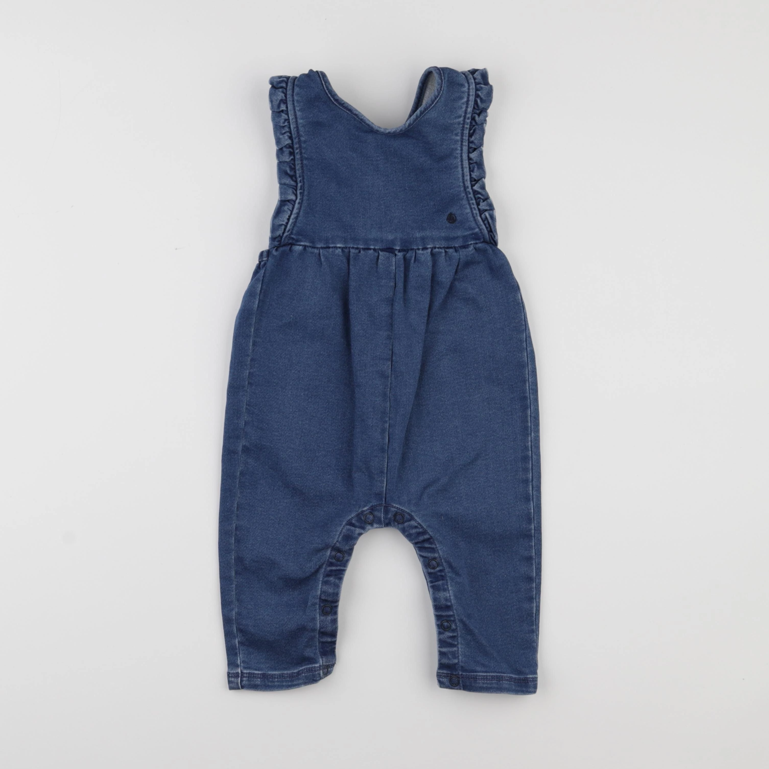 Petit Bateau - salopette bleu - 12 mois