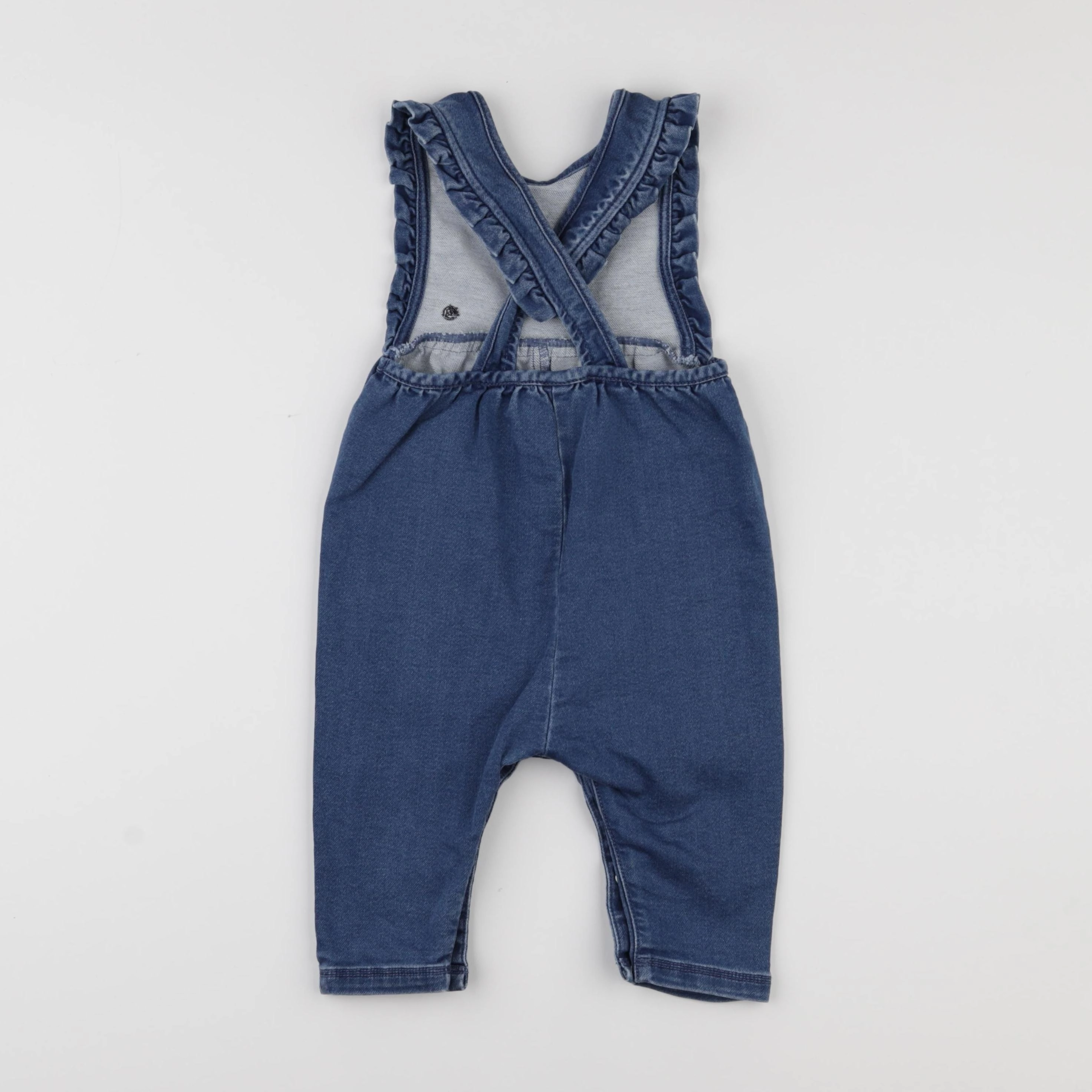 Petit Bateau - salopette bleu - 12 mois