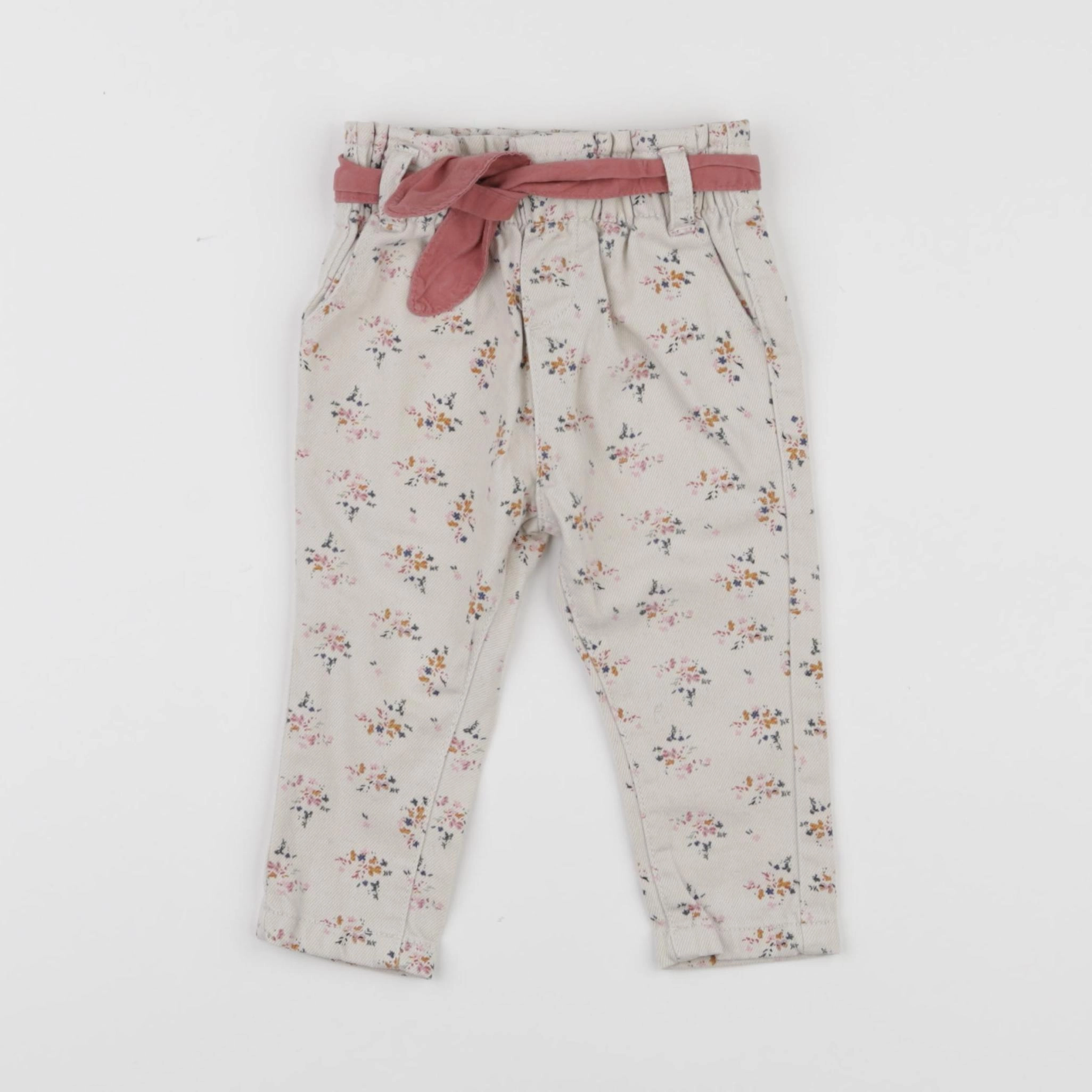 Vertbaudet - jean beige - 6 mois