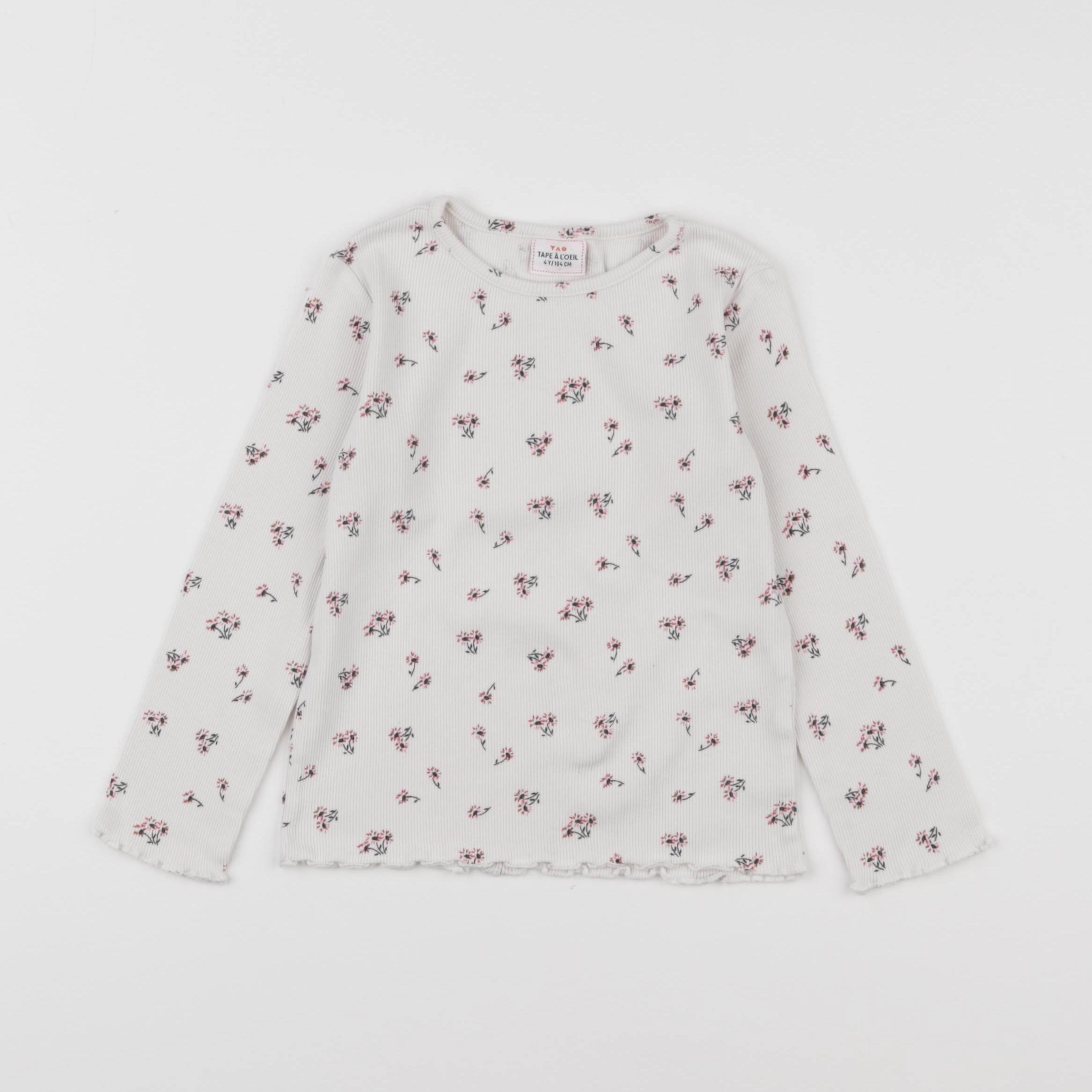 Tape à l'oeil - tee-shirt blanc - 4 ans