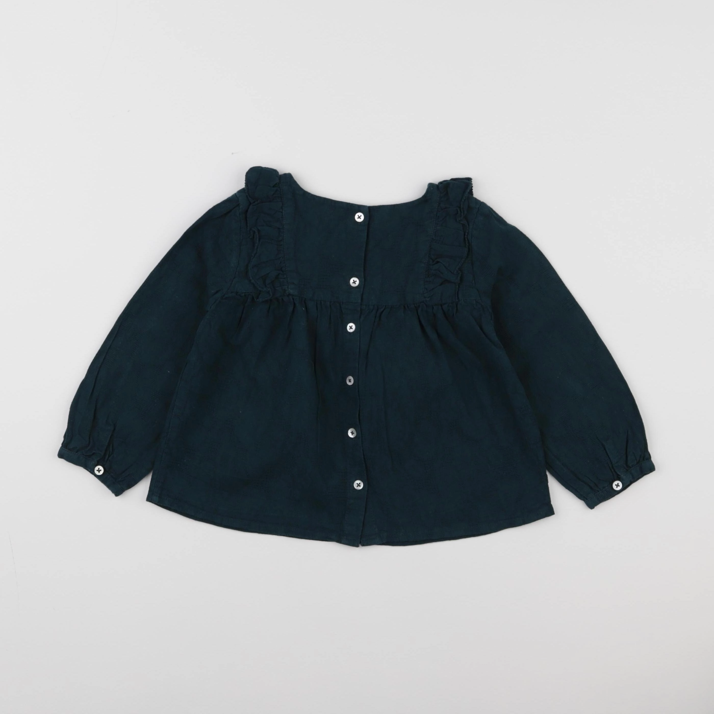 Natalys - blouse bleu - 36 mois