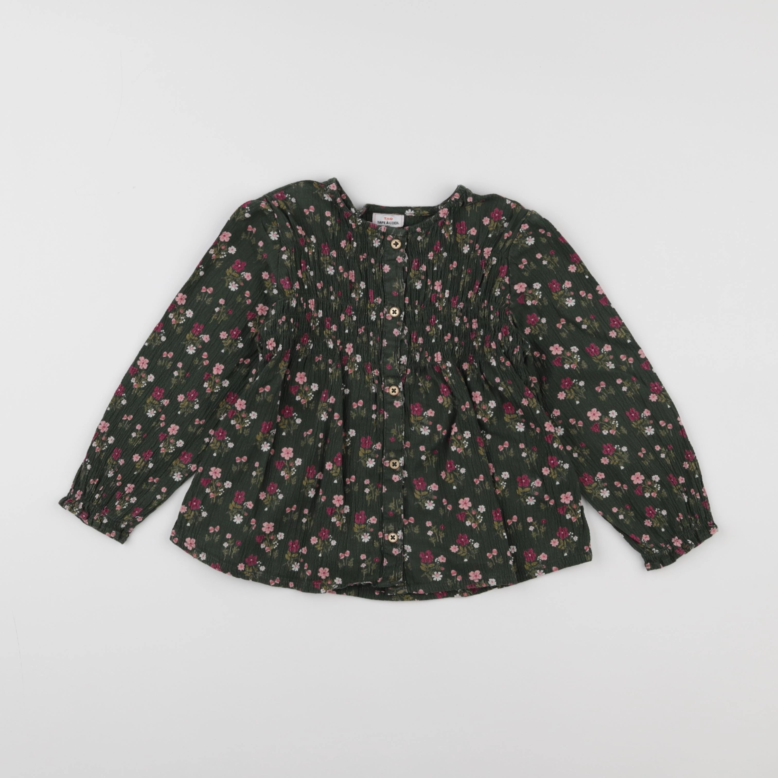 Tape à l'oeil - blouse vert - 4 ans