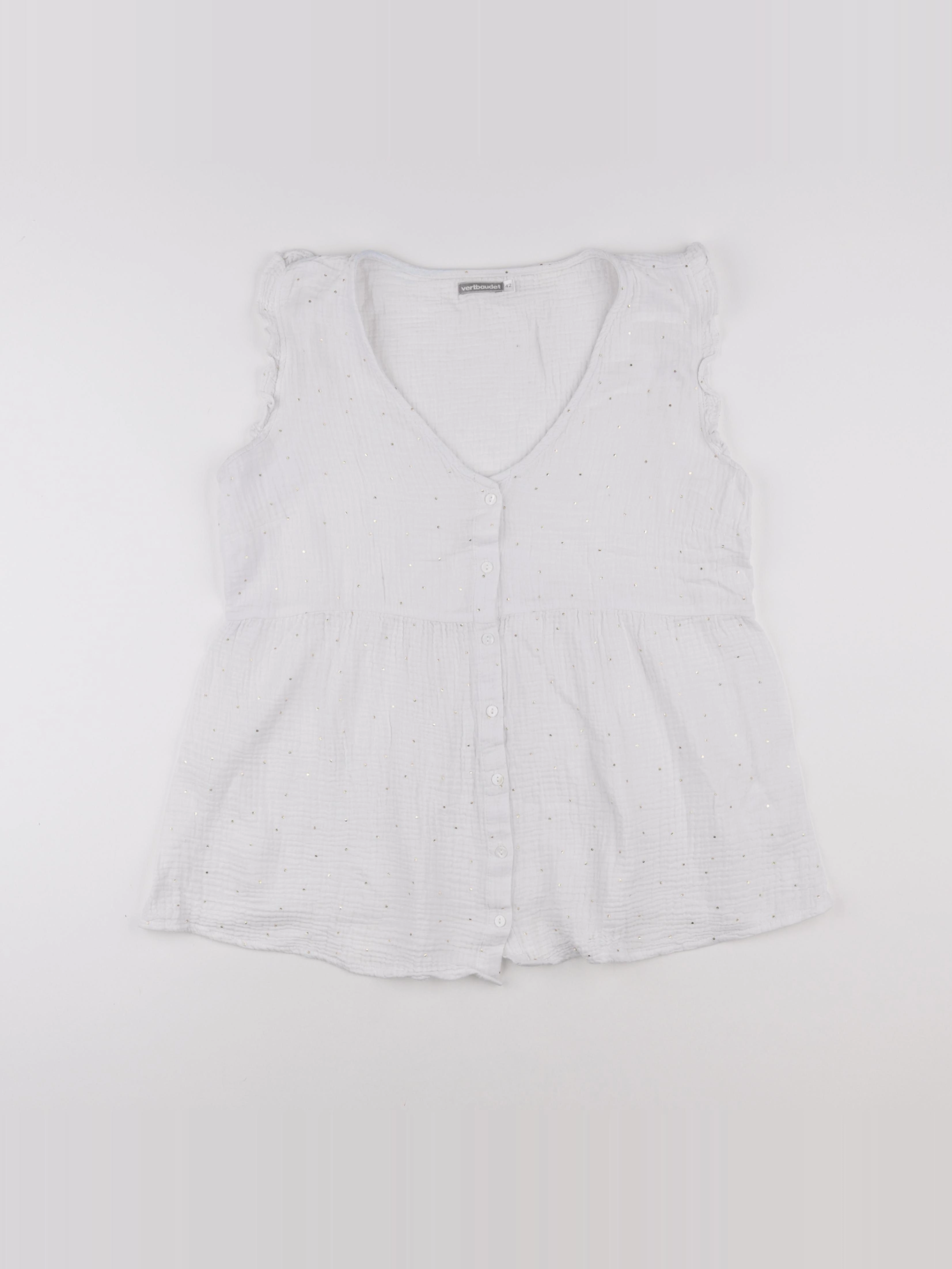 Vertbaudet - blouse grossesse blanc - 42