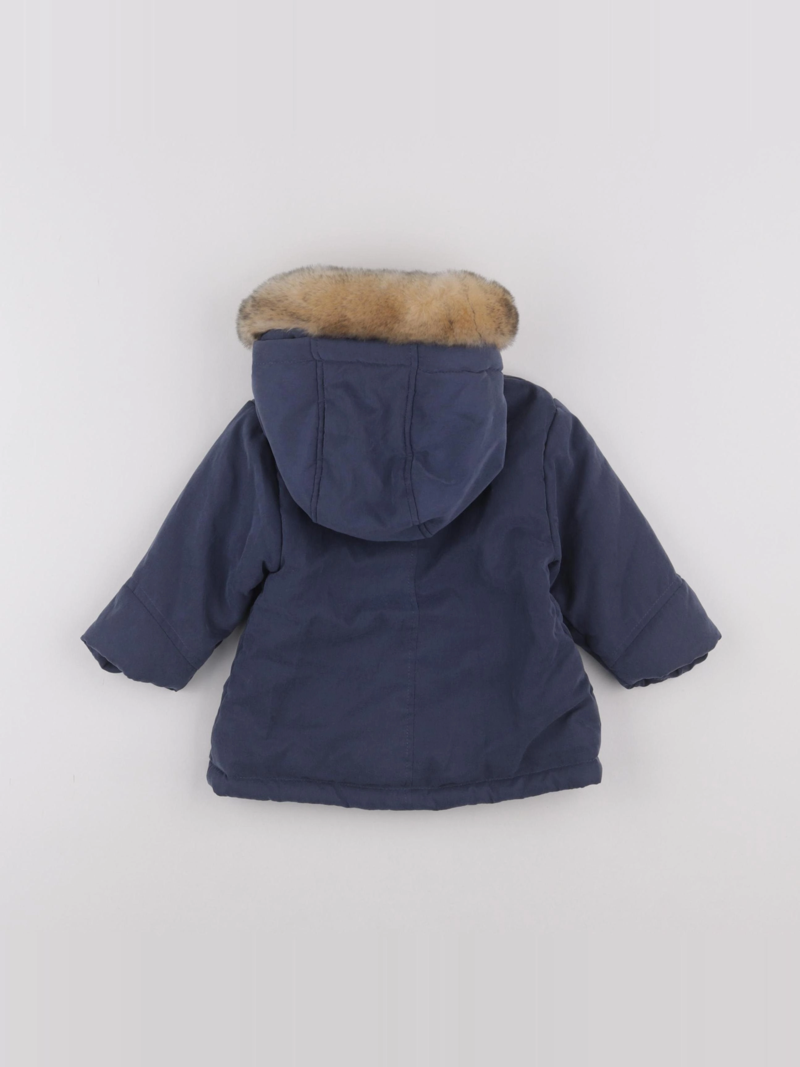 Vertbaudet - parka bleu - 9 mois