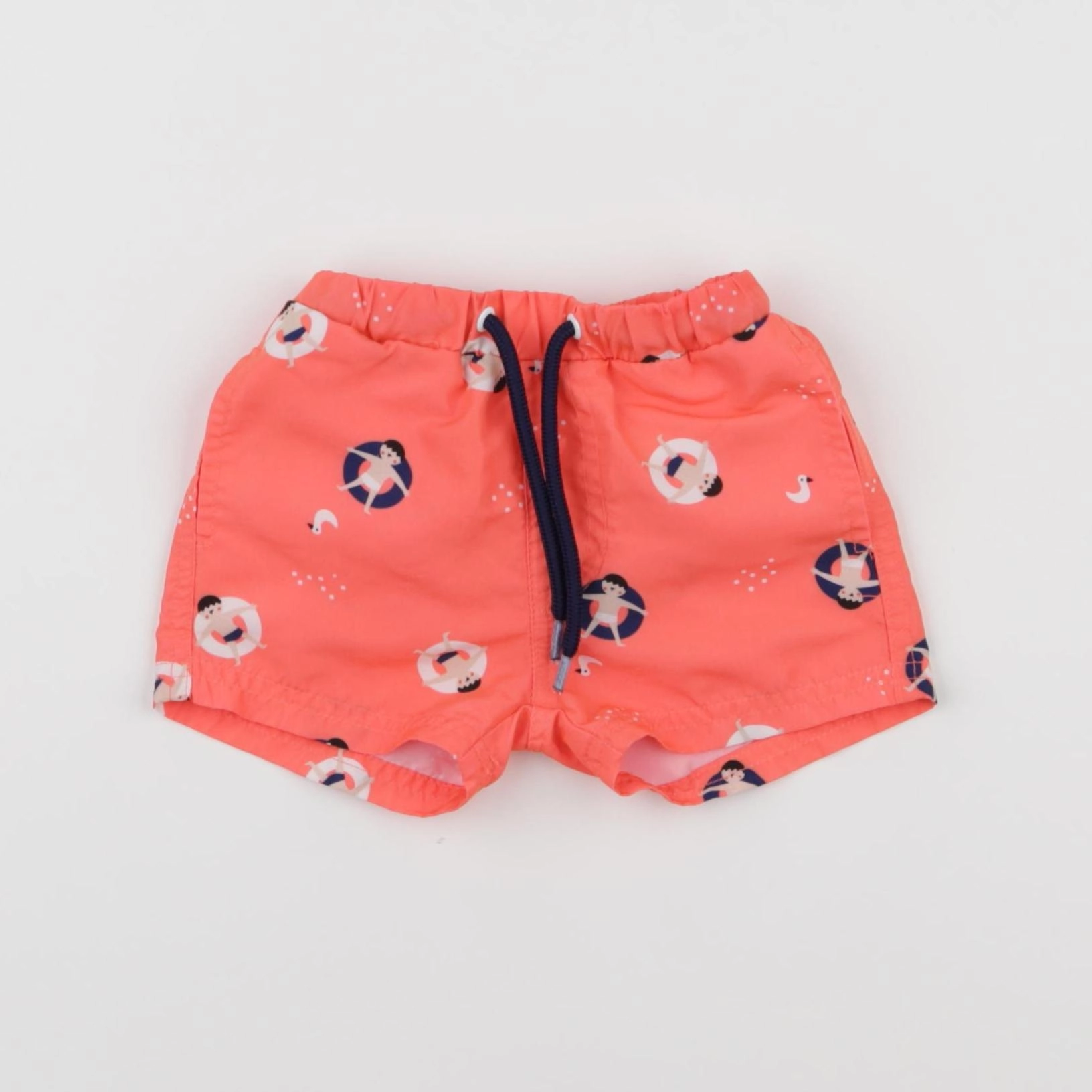 Vertbaudet - maillot de bain rouge - 6 mois