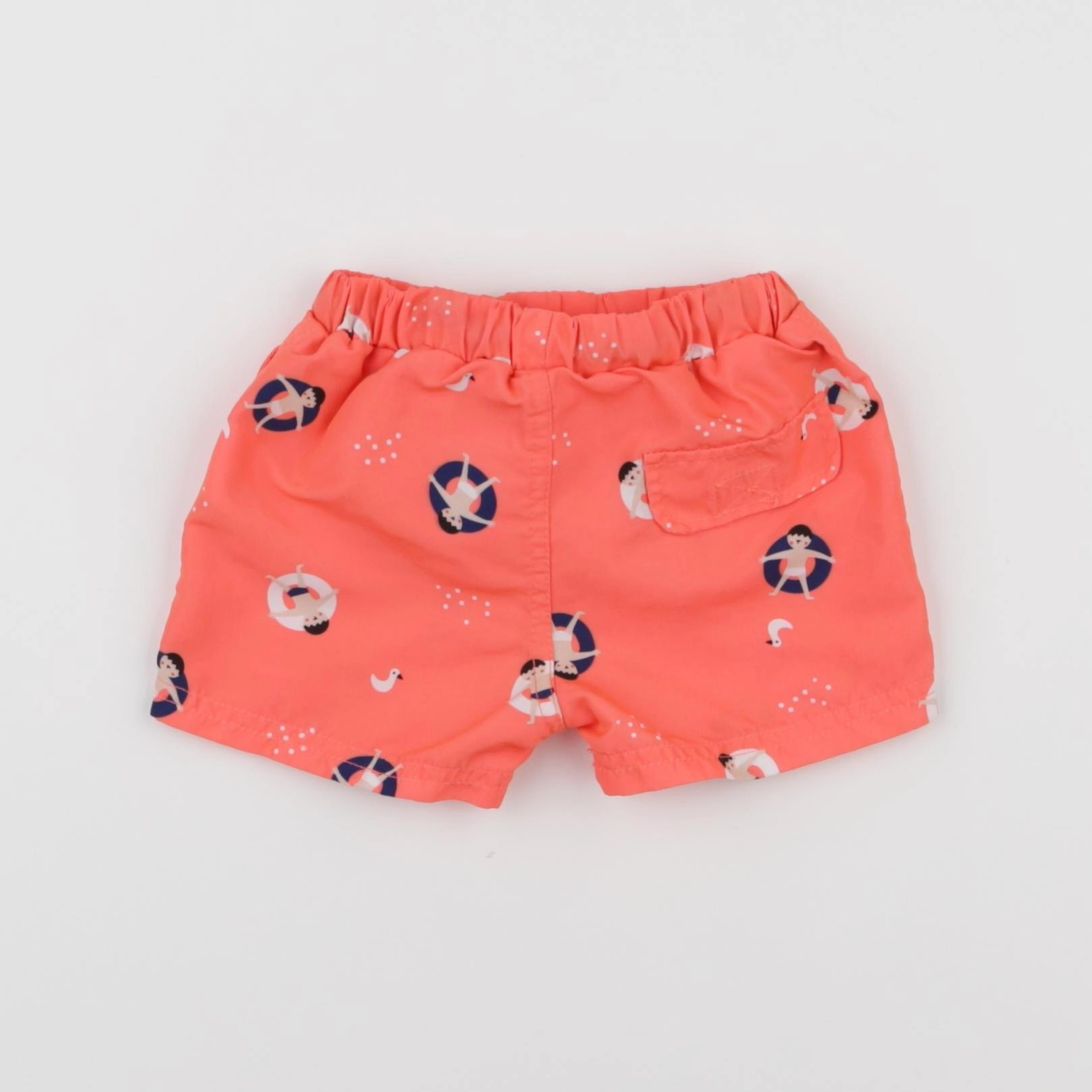 Vertbaudet - maillot de bain rouge - 6 mois