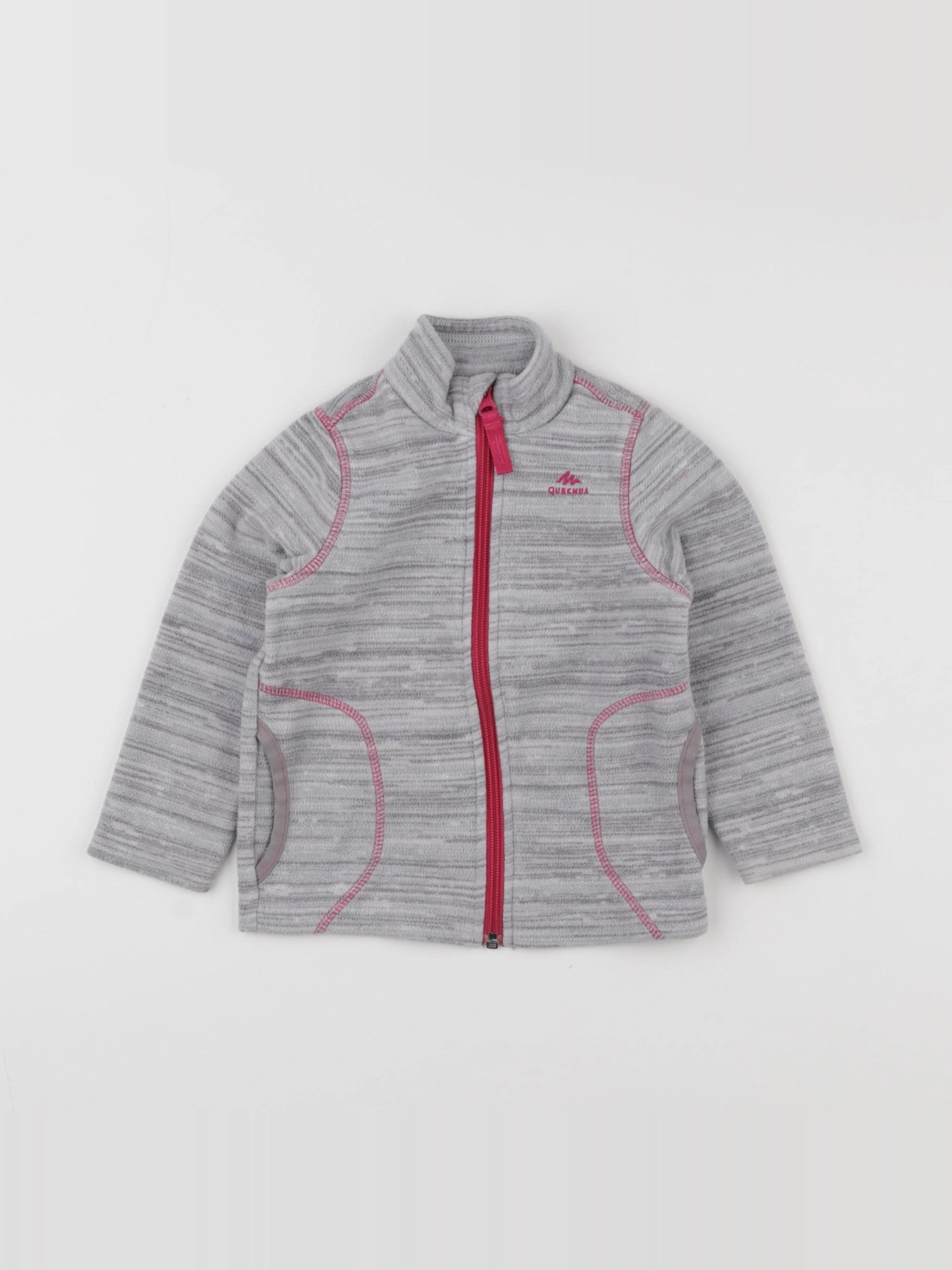 Decathlon ski - polaire gris - 2/3 ans