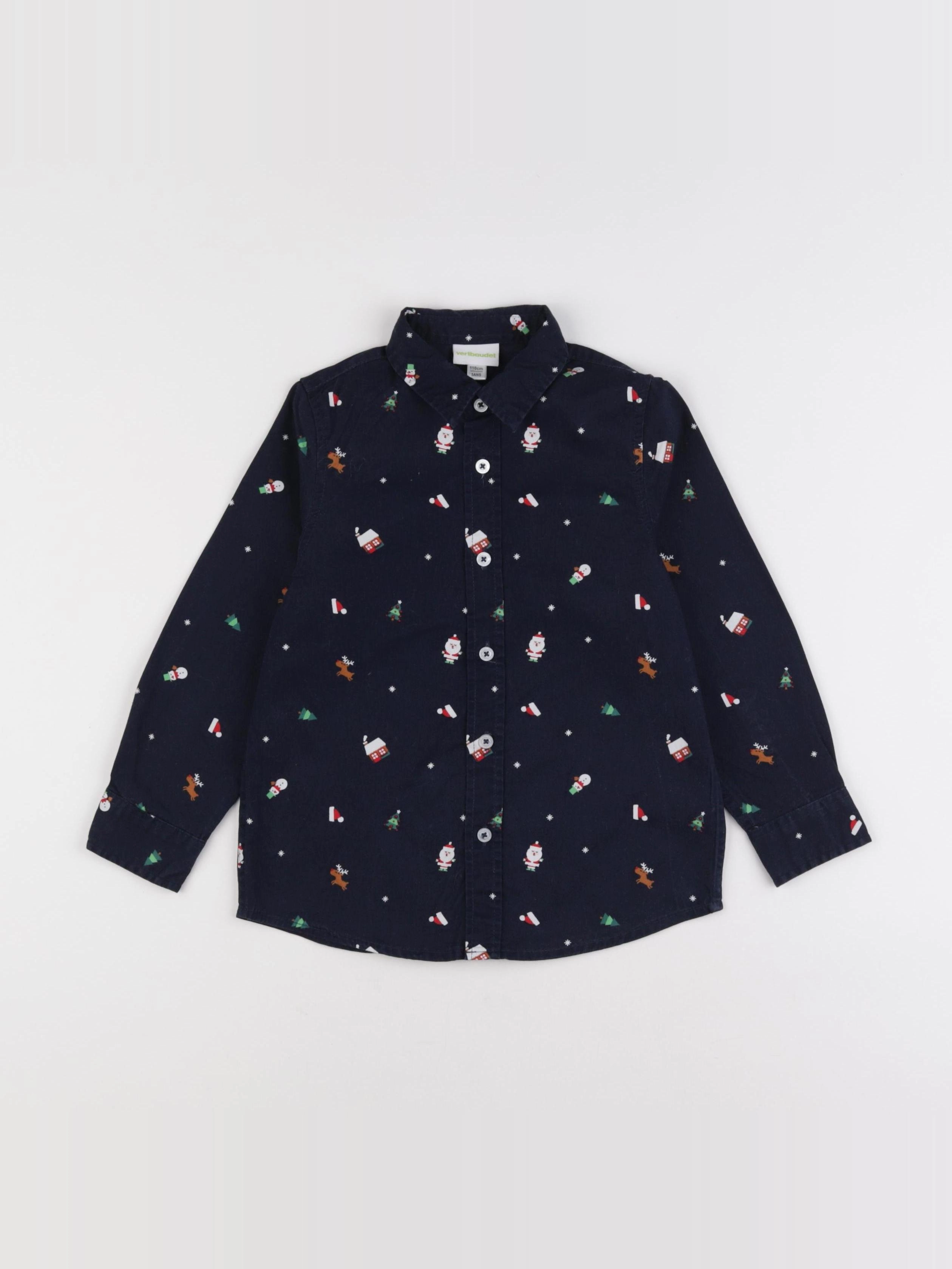Vertbaudet - chemise bleu - 5 ans