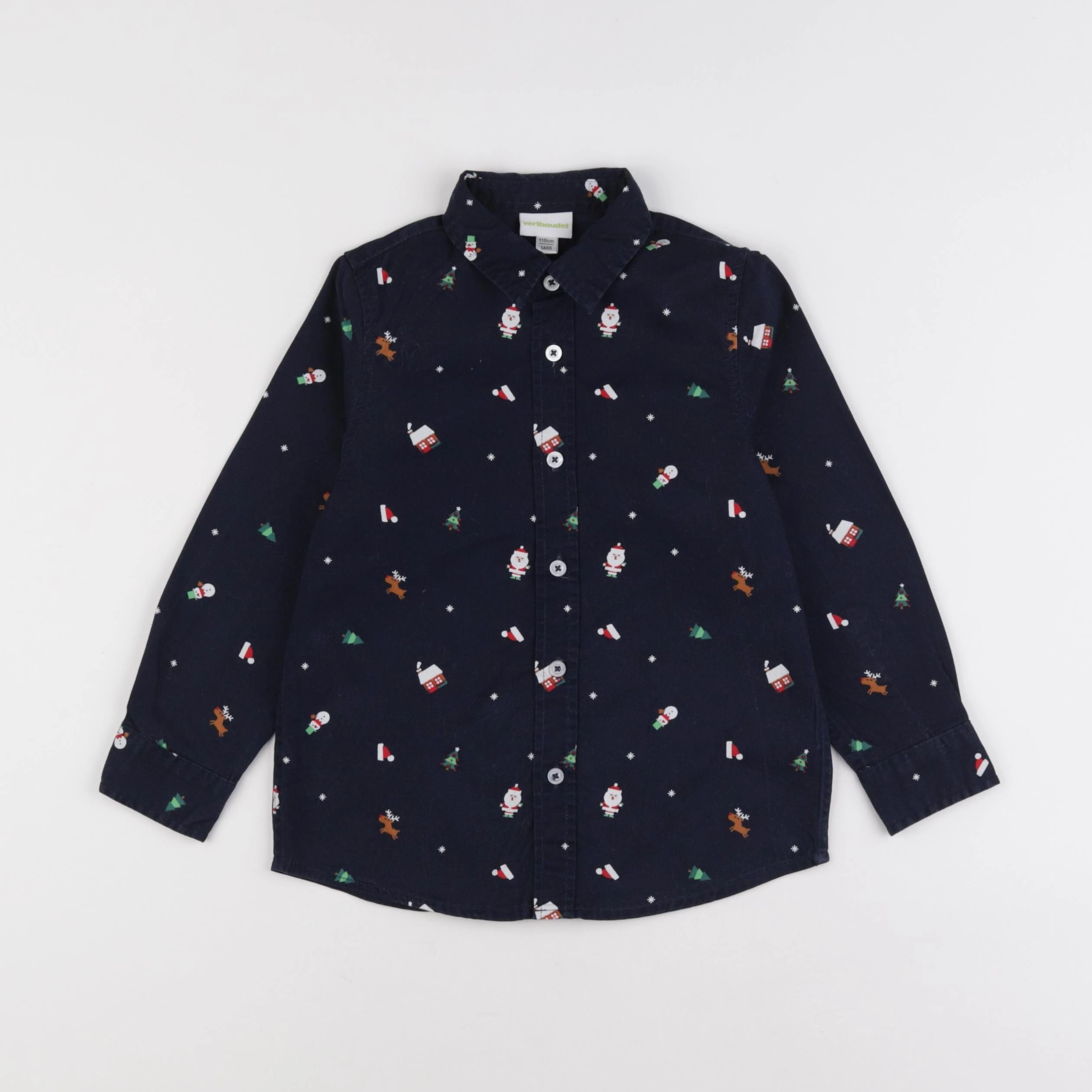 Vertbaudet - chemise bleu - 5 ans