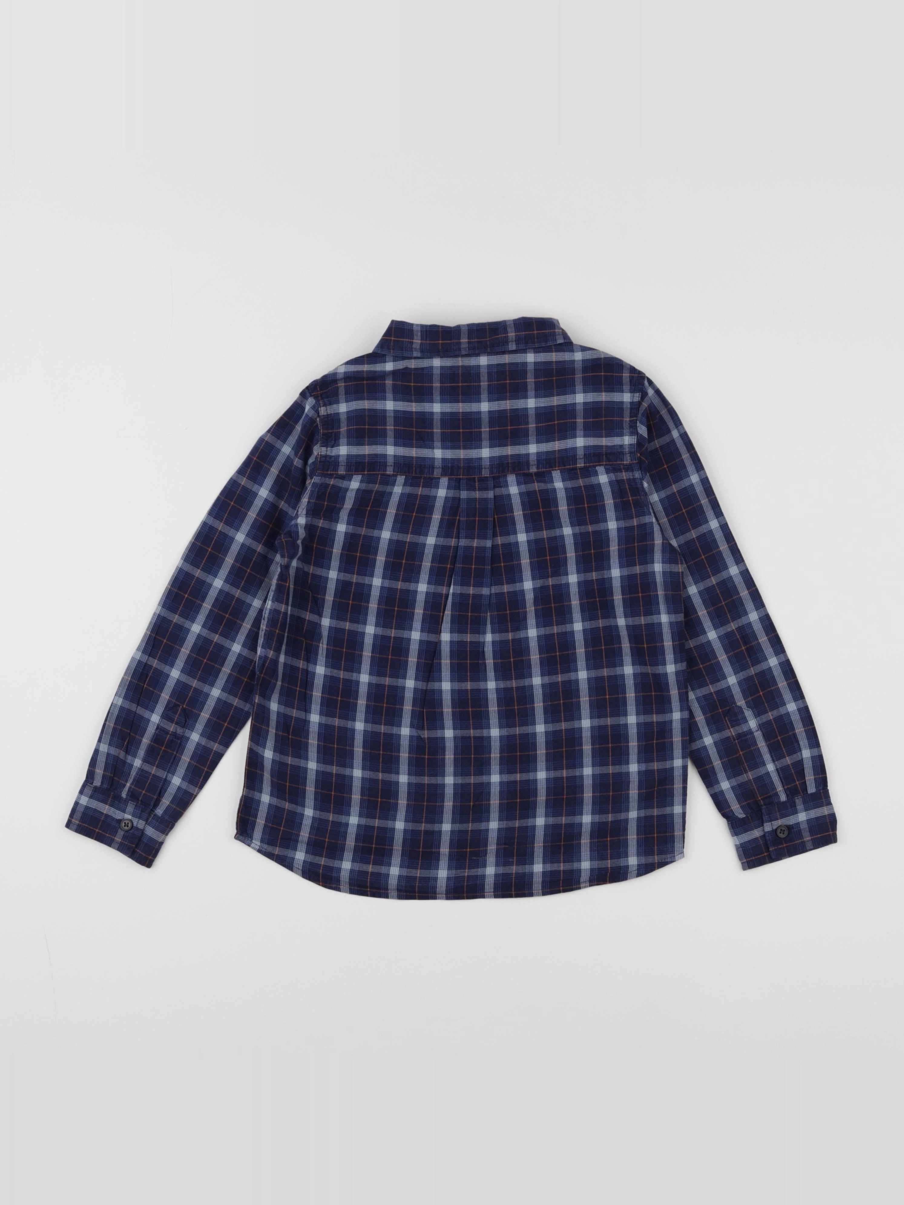 Little Cigogne - chemise blanc, bleu - 6 ans