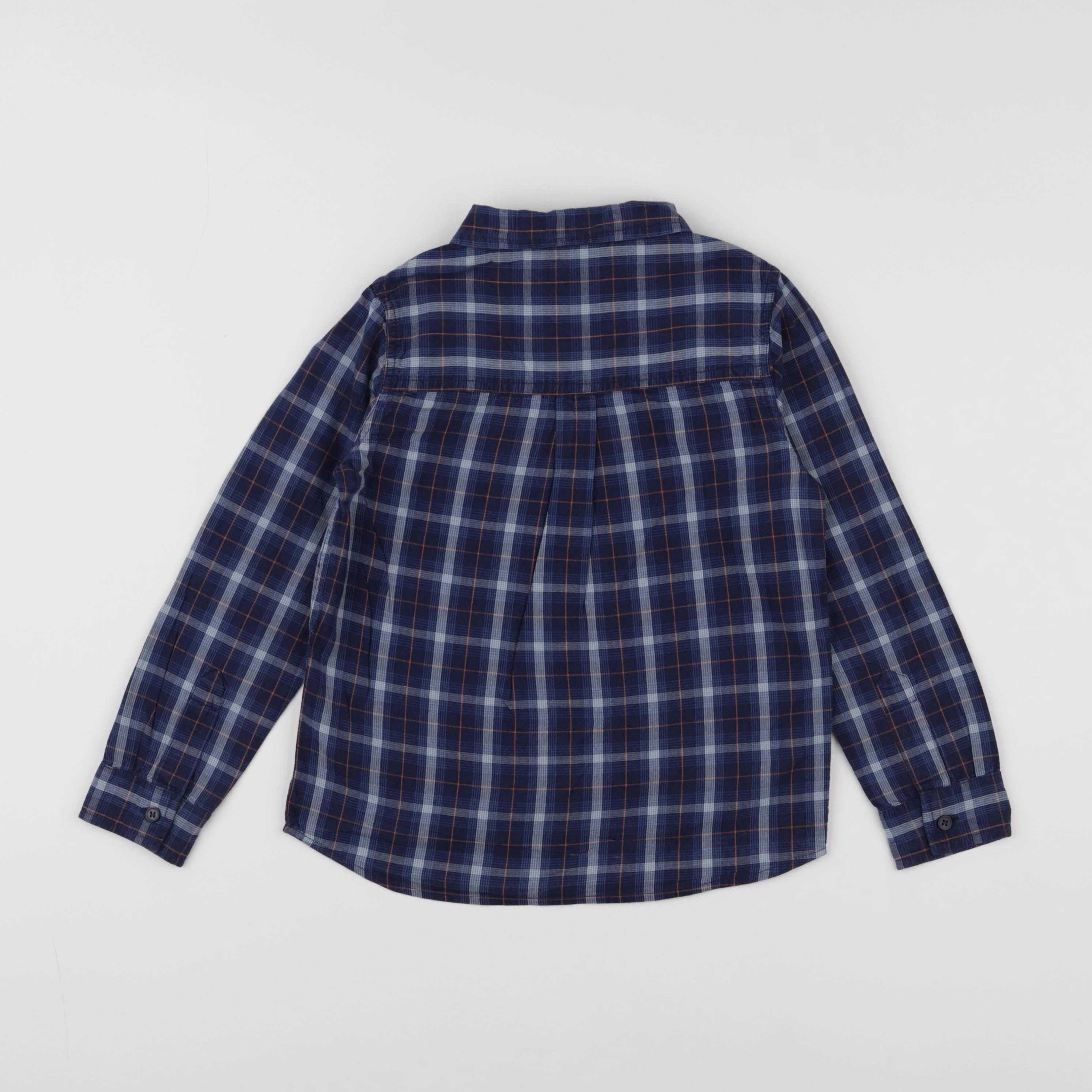 Little Cigogne - chemise blanc, bleu - 6 ans