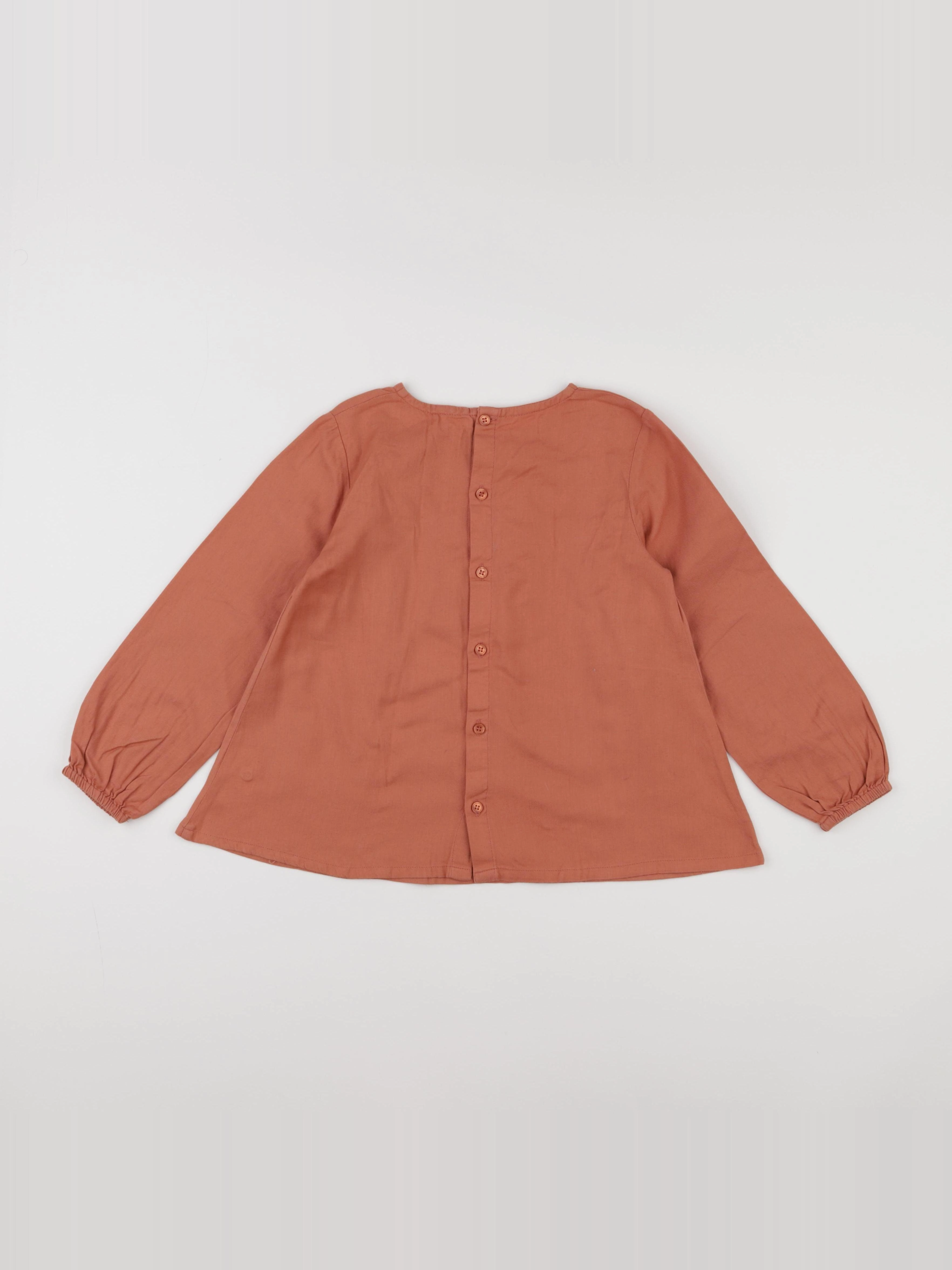 Eden & Victor - blouse marron - 8 ans