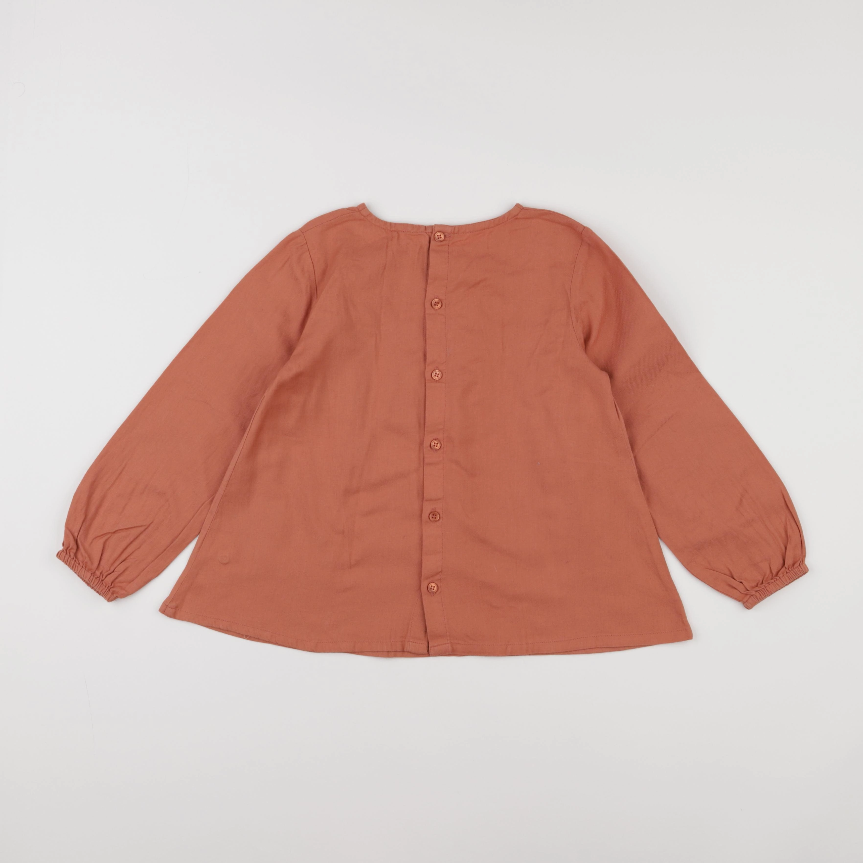 Eden & Victor - blouse marron - 8 ans