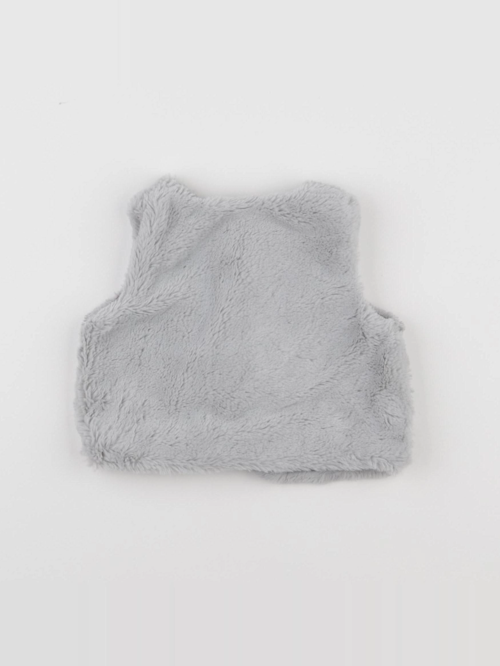 Tape à l'oeil - gilet gris - 6 mois
