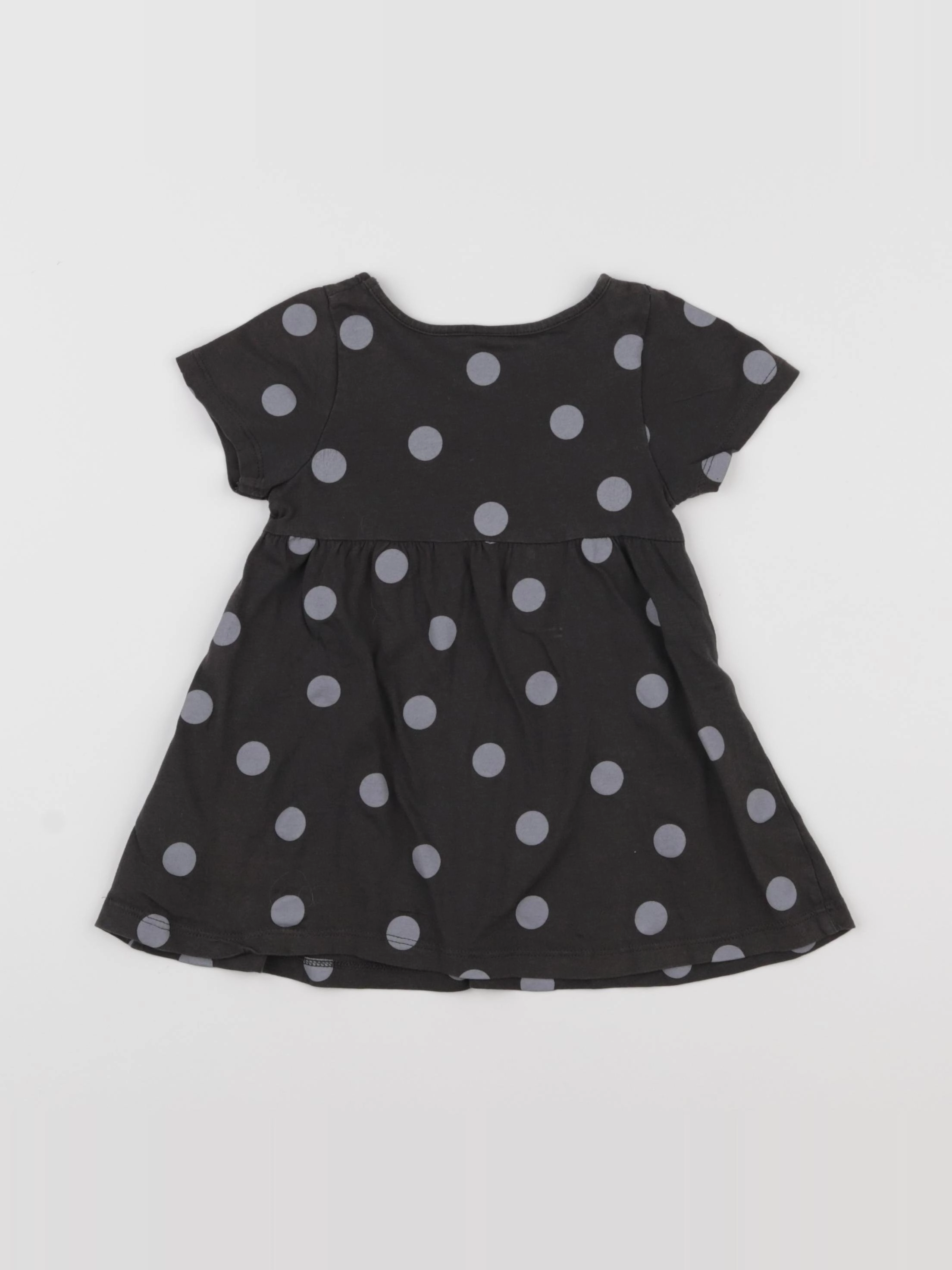 H&M - robe gris - 12/18 mois