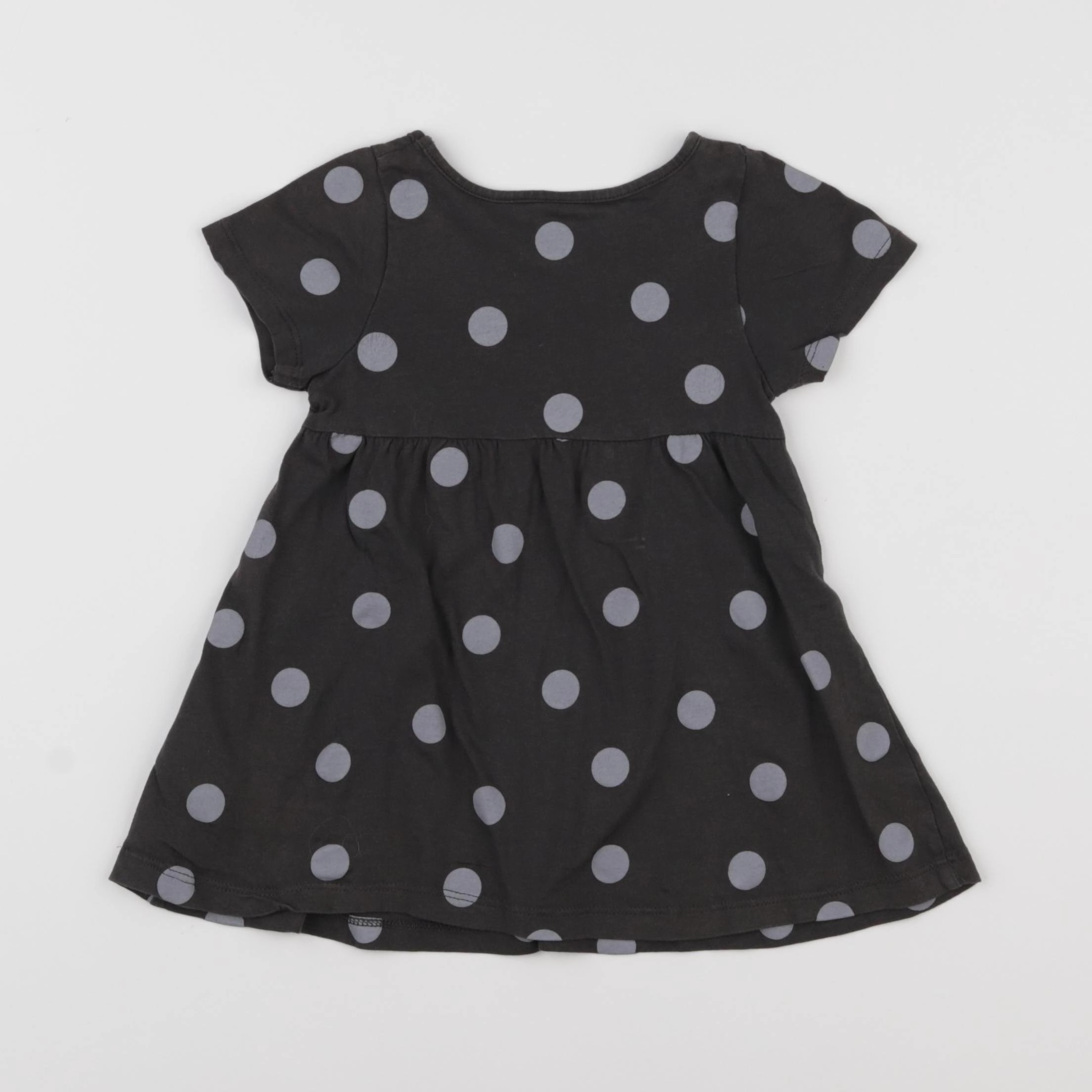 H&M - robe gris - 12/18 mois