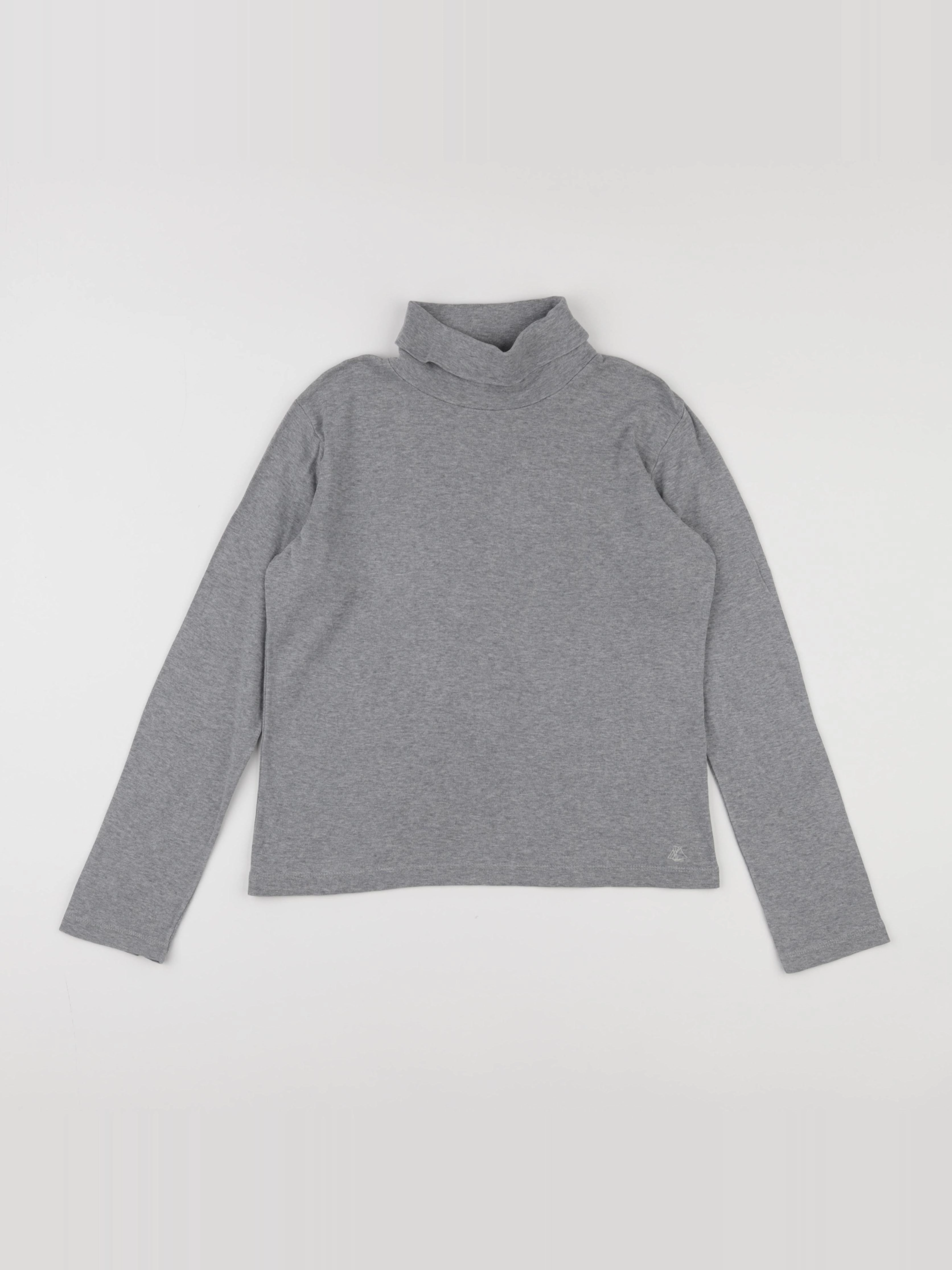 Petit Bateau - sous-pull gris - 10 ans