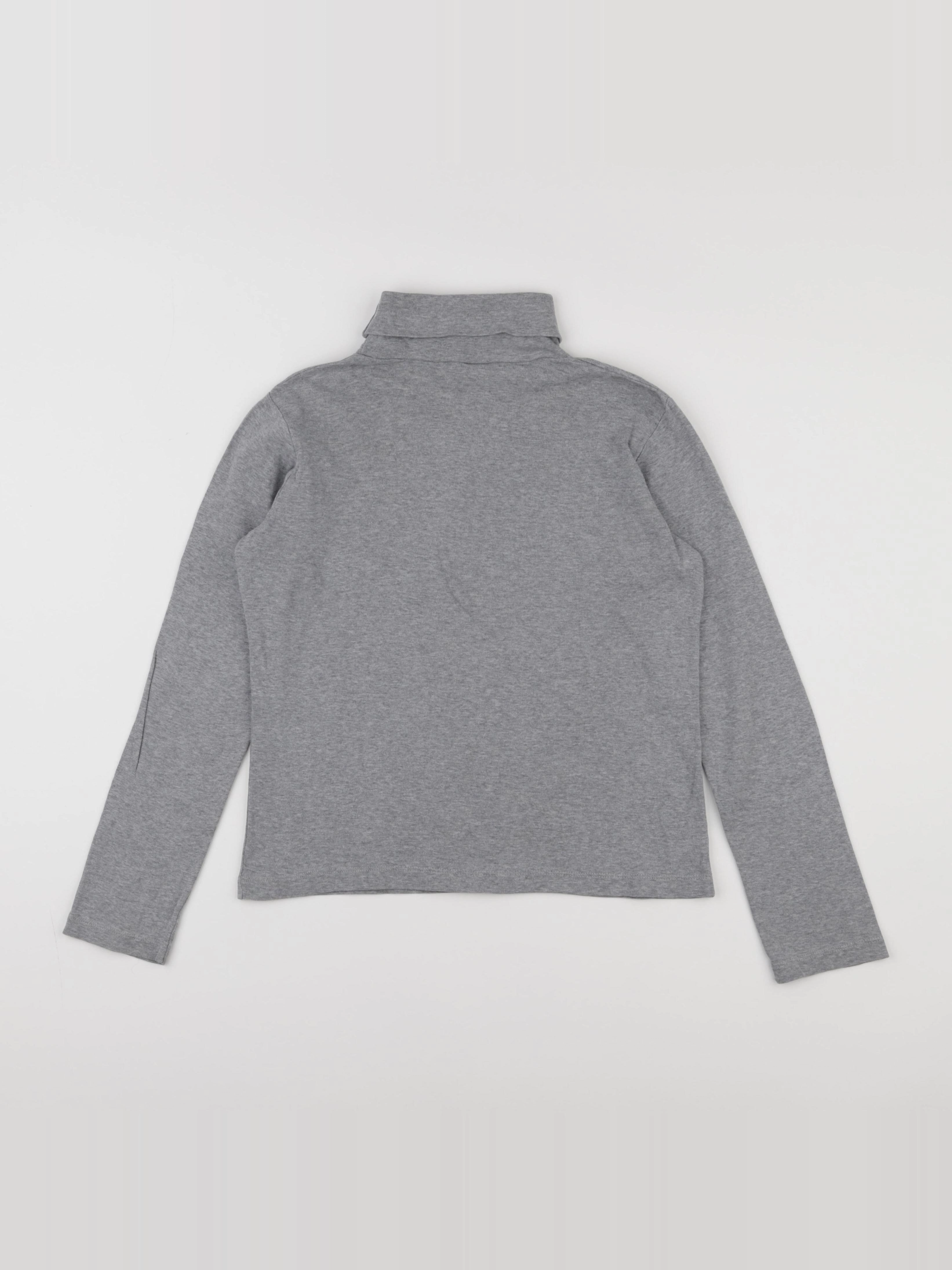 Petit Bateau - sous-pull gris - 10 ans