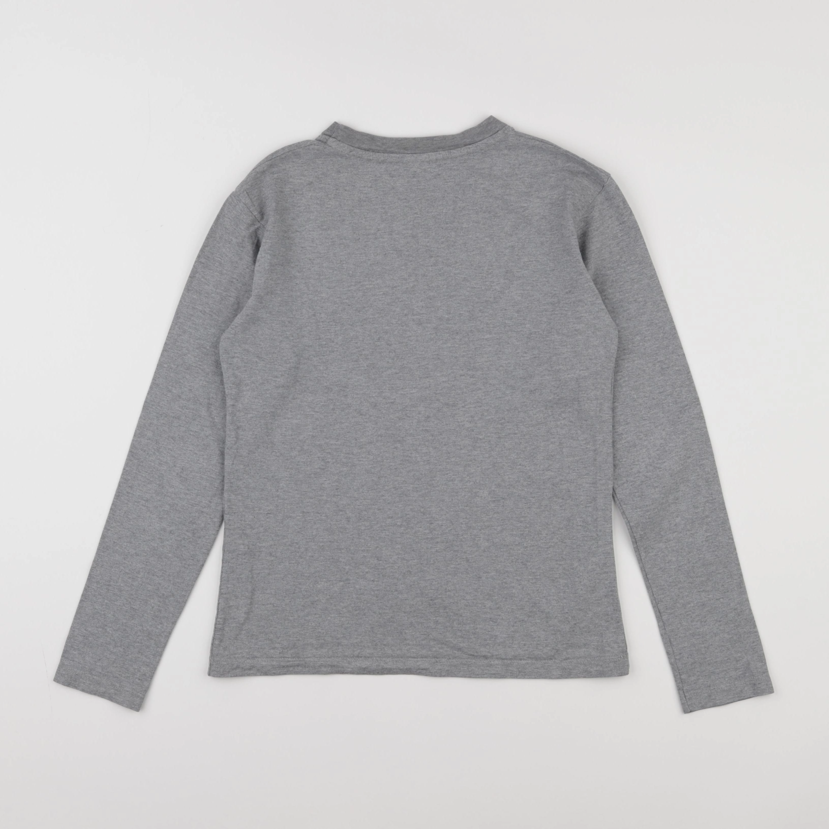 Petit Bateau - tee-shirt gris - 12 ans