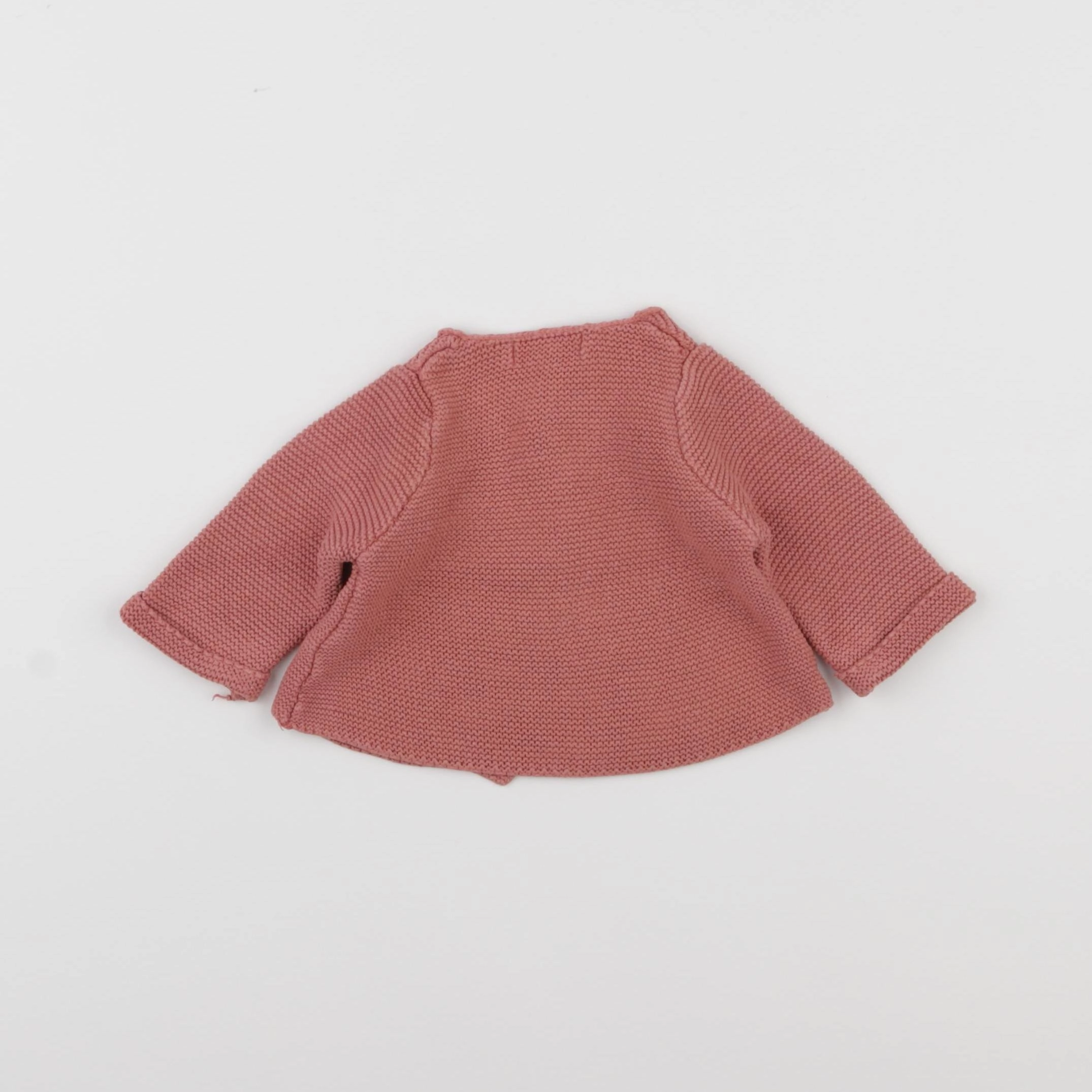 Vertbaudet - gilet rose - 1 mois
