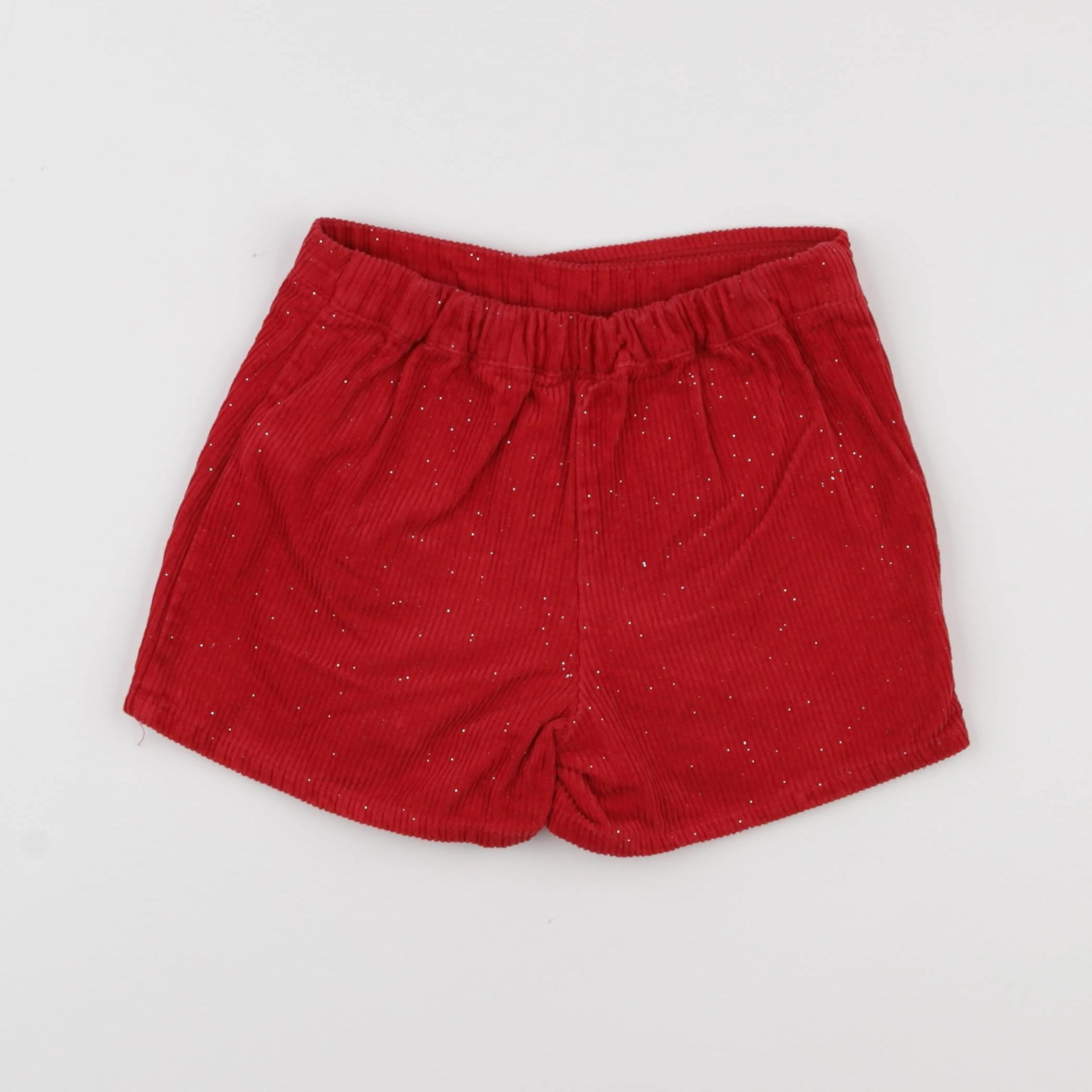 Vertbaudet - jupe short rouge - 6 ans