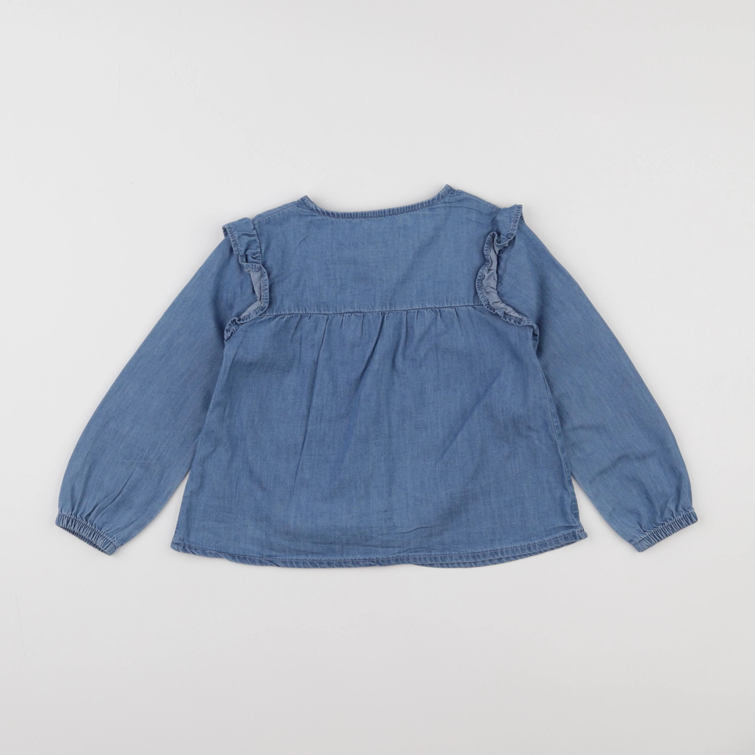 Vertbaudet - chemise bleu - 5 ans