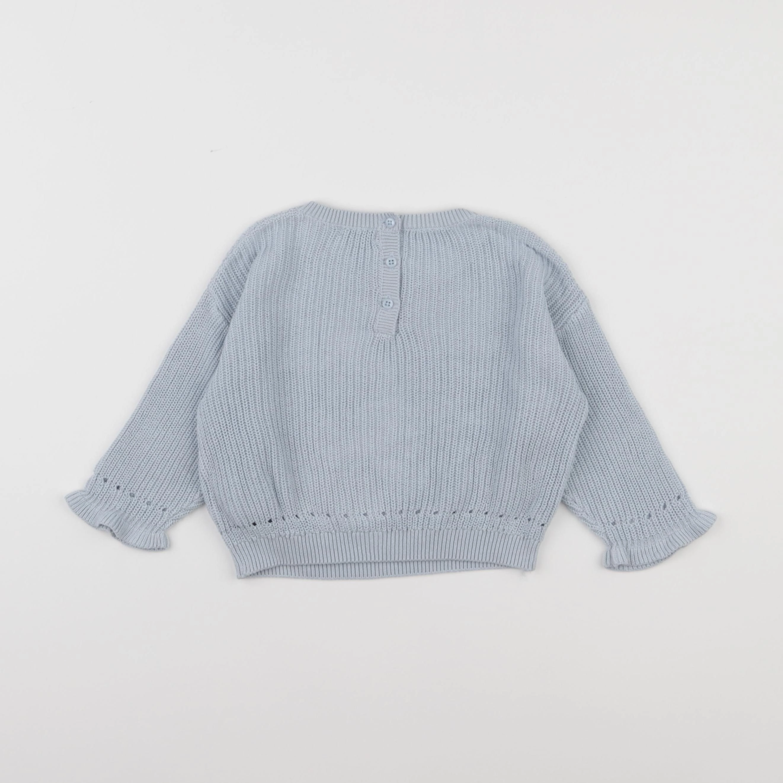 Vertbaudet - pull bleu - 18 mois