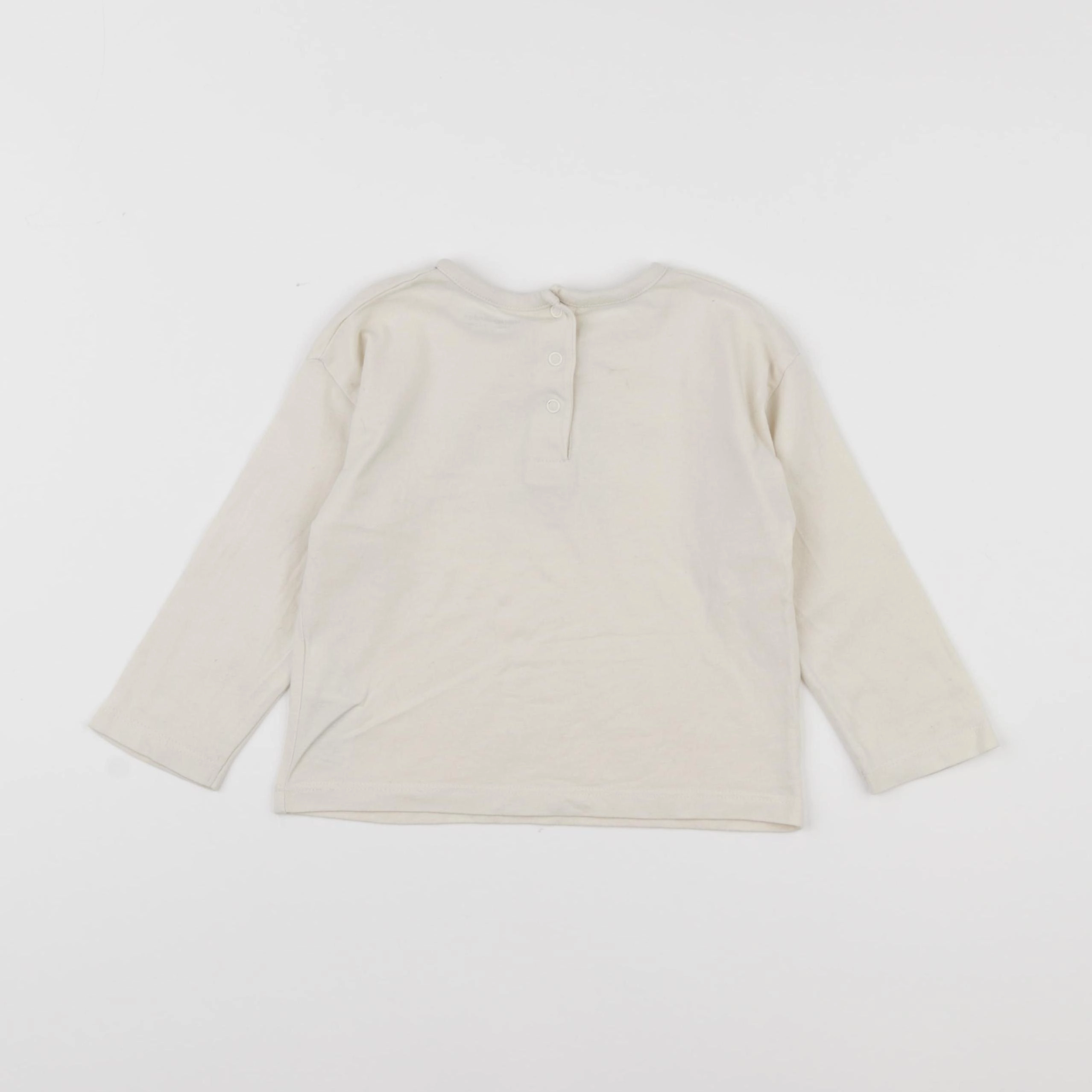 Vertbaudet - tee-shirt beige - 18 mois