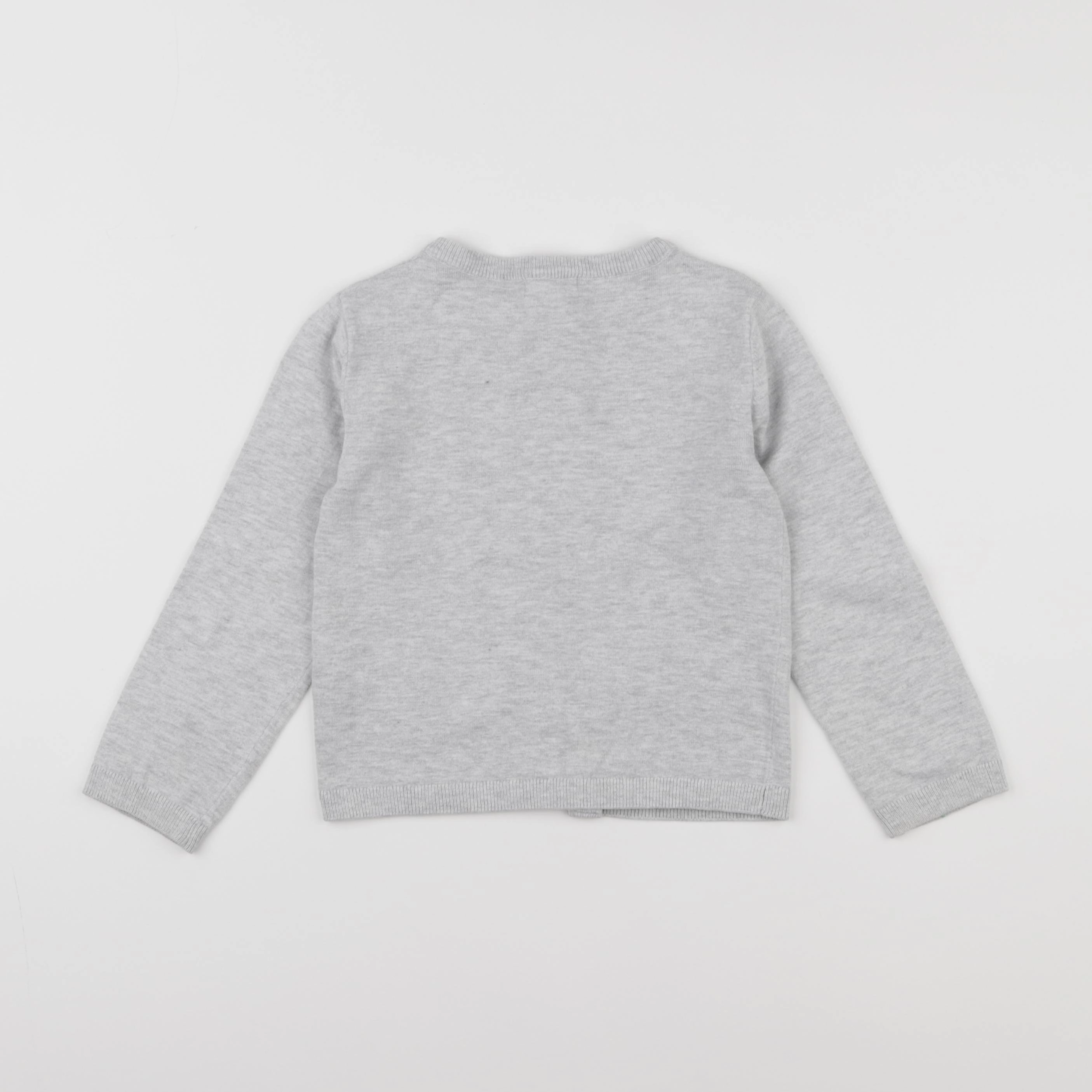 Vertbaudet - gilet gris - 5 ans