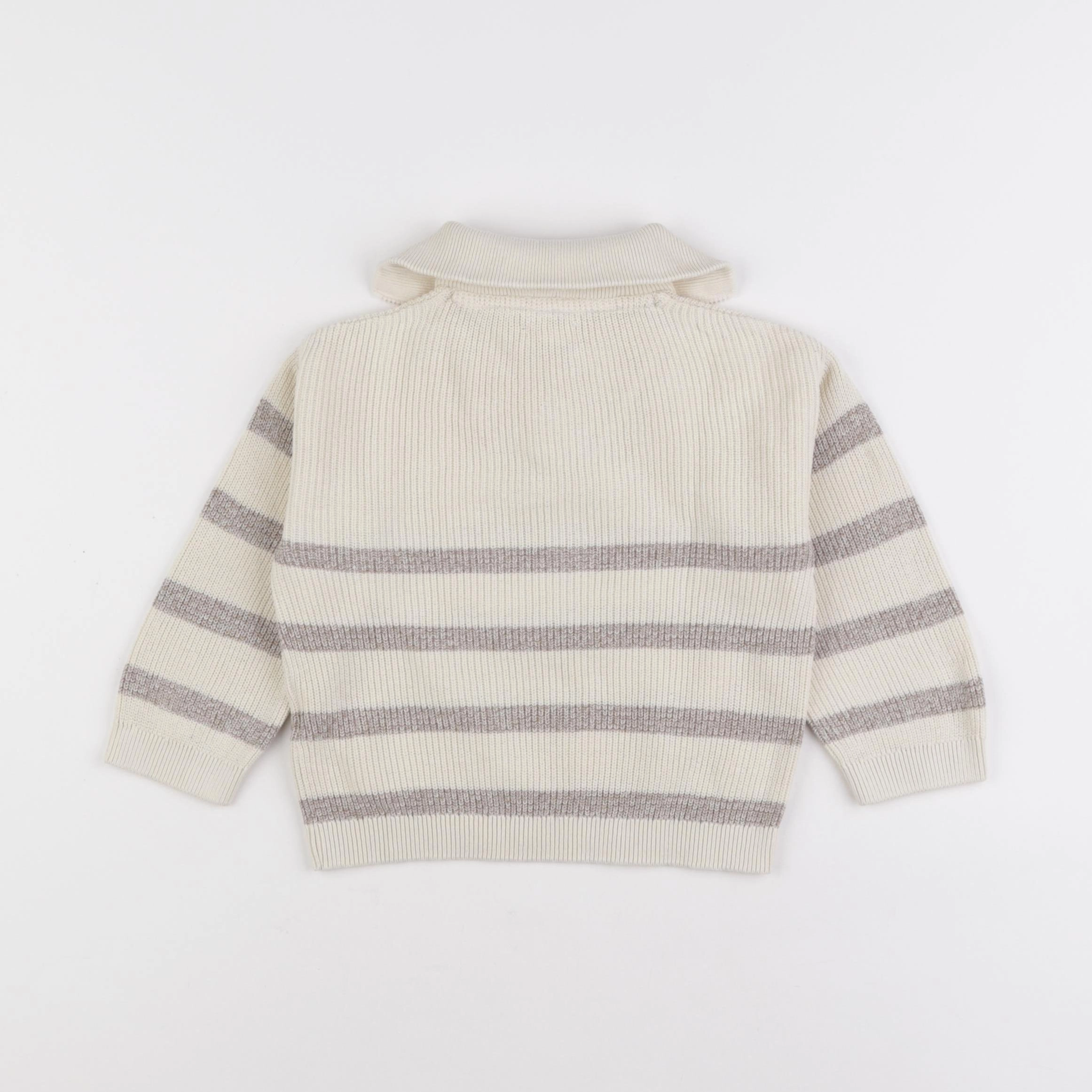 Vertbaudet - pull beige - 24 mois