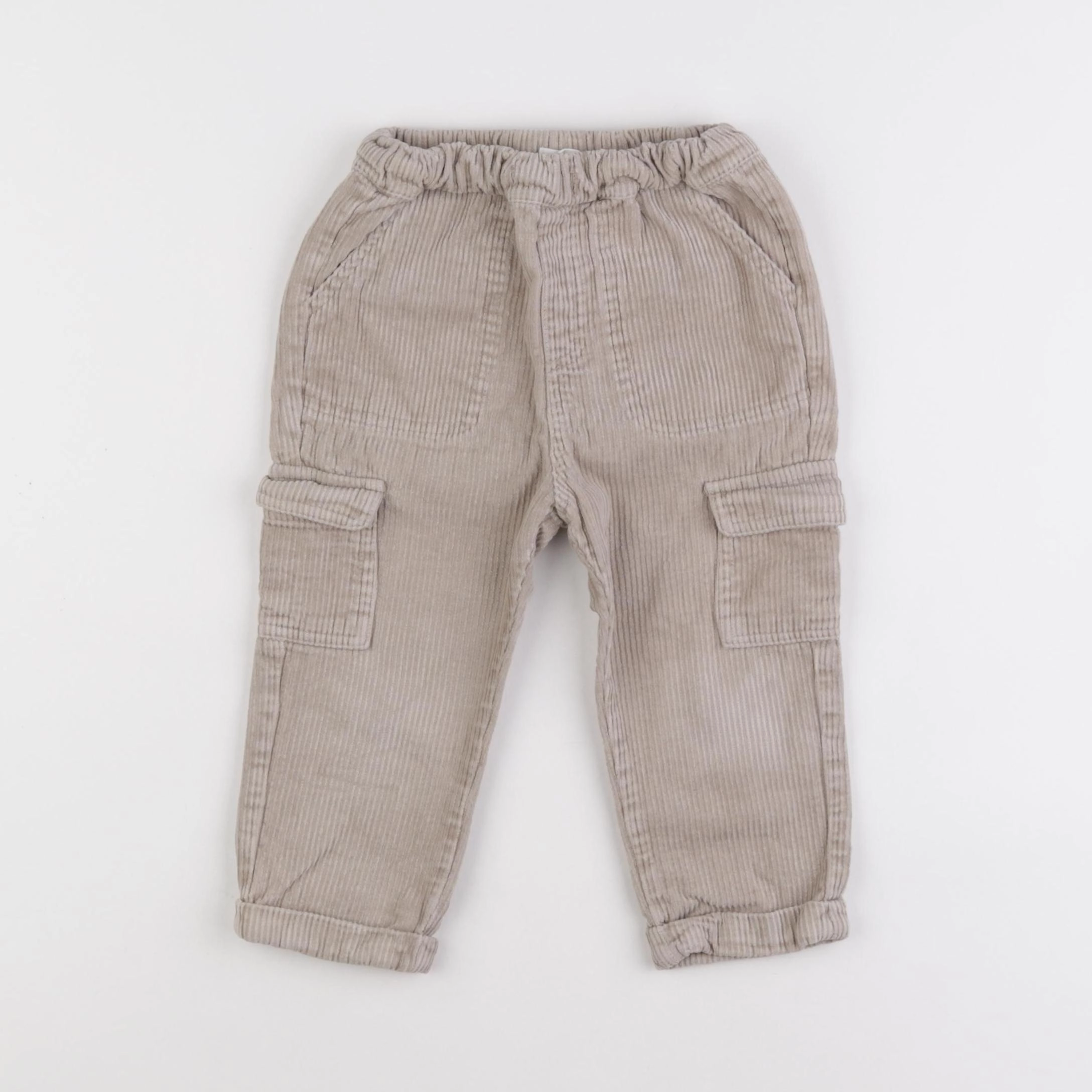 Vertbaudet - pantalon beige - 24 mois