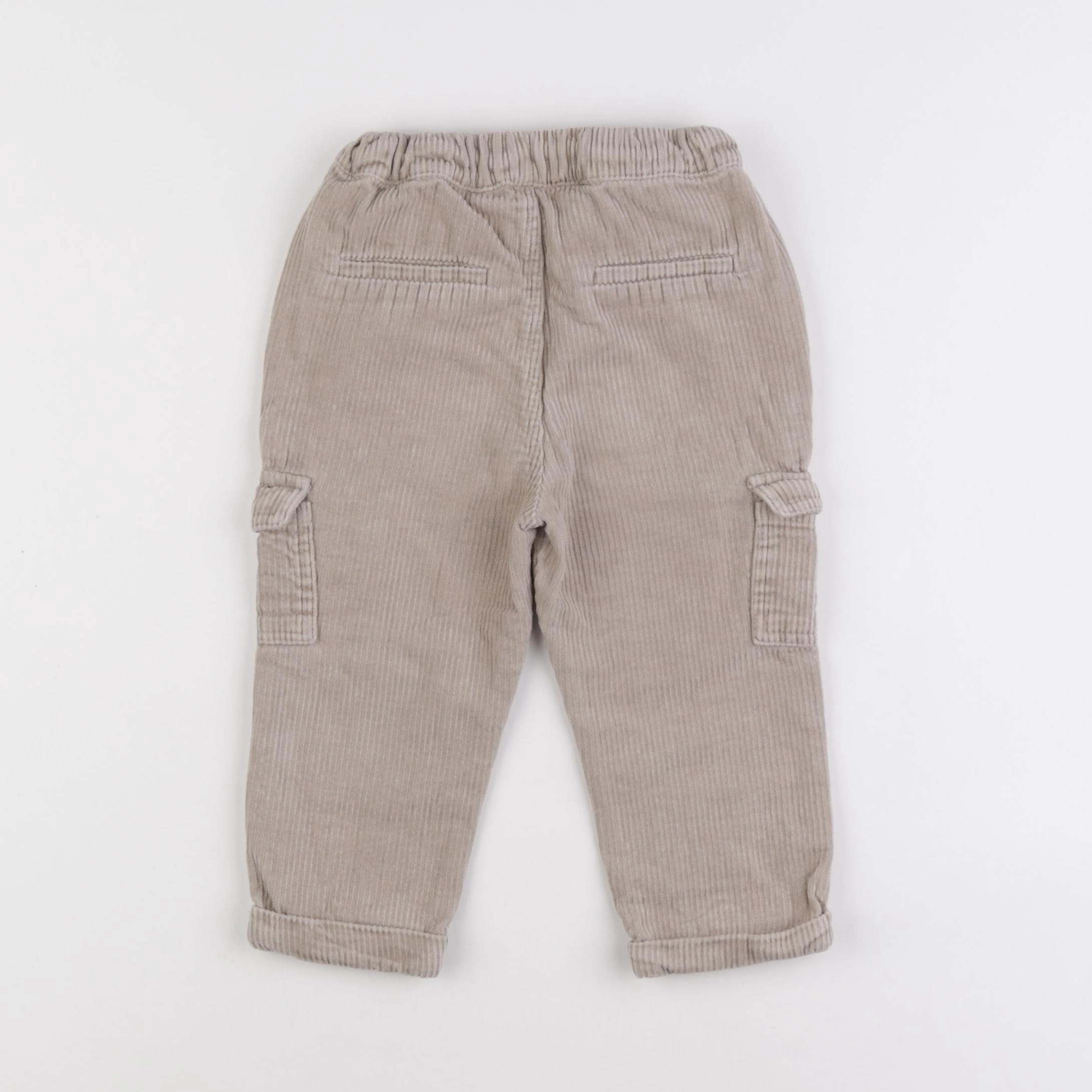 Vertbaudet - pantalon beige - 24 mois