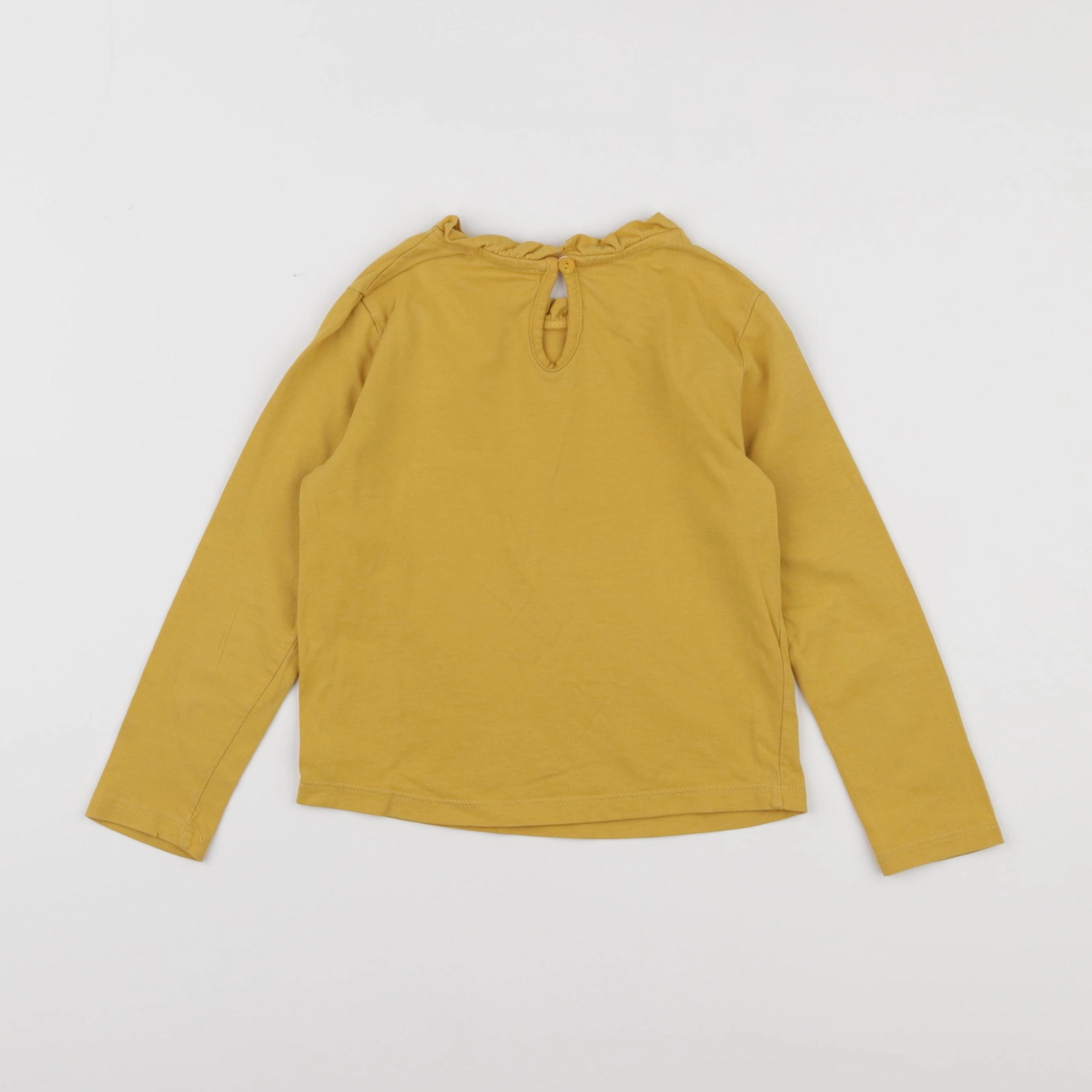 Okaidi - tee-shirt jaune - 5 ans