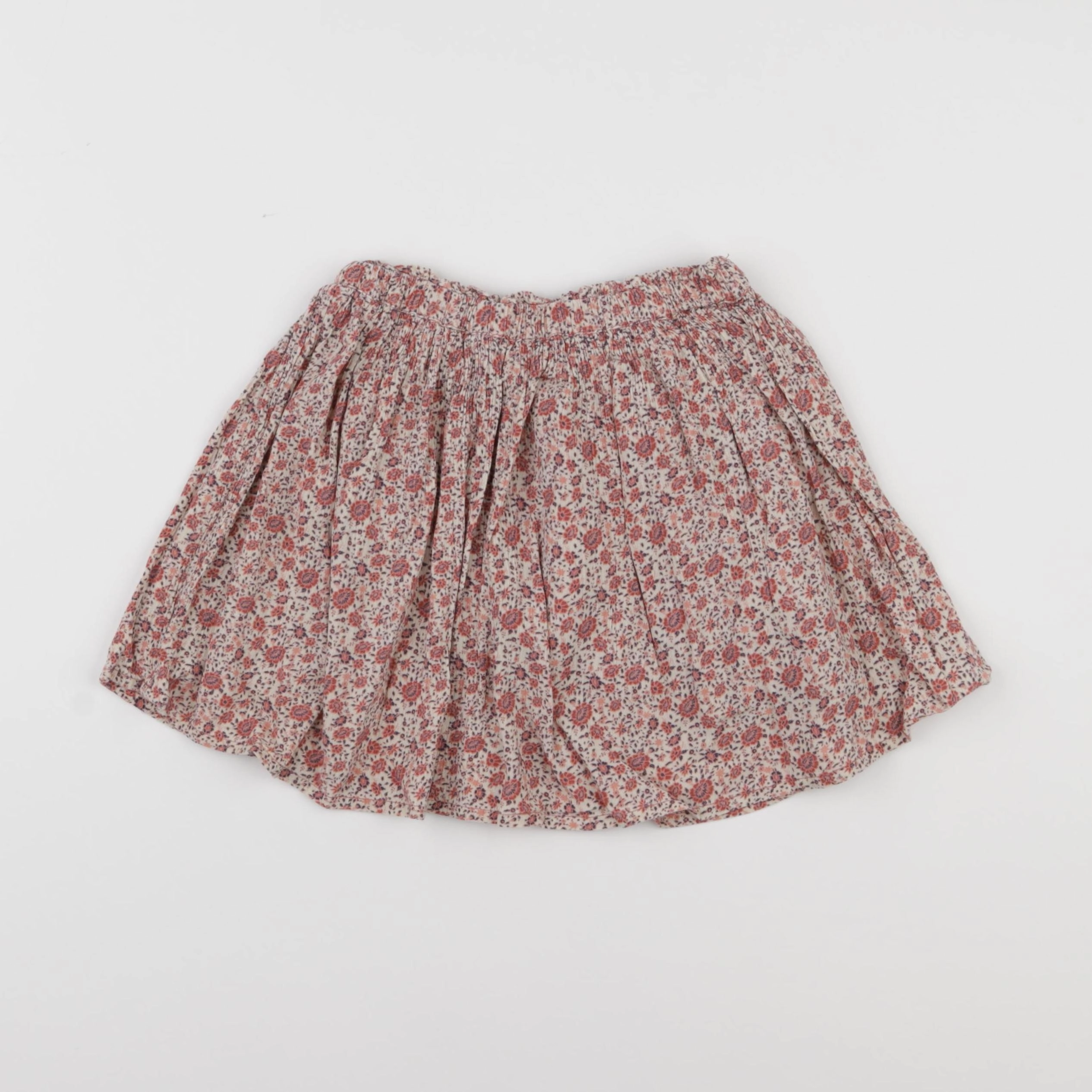 Little Cigogne - jupe rose, beige - 6 ans
