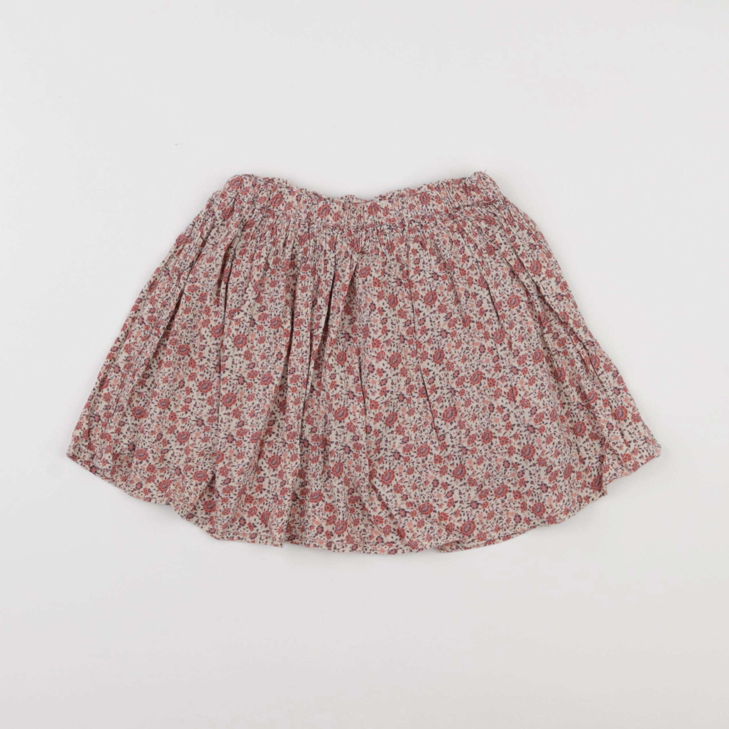 Little Cigogne - jupe rose, beige - 6 ans