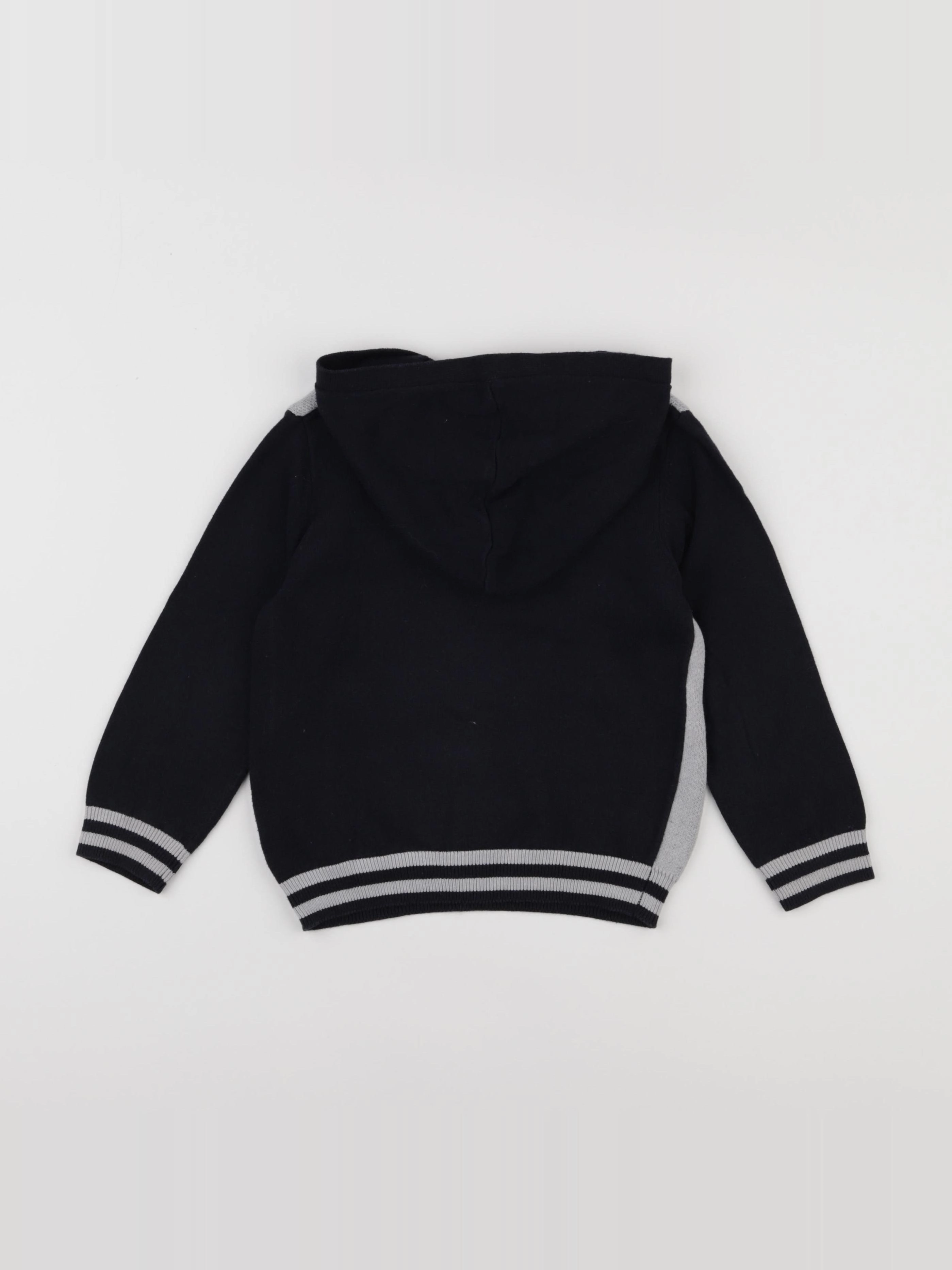 Storytelling - pull gris, bleu - 5 ans