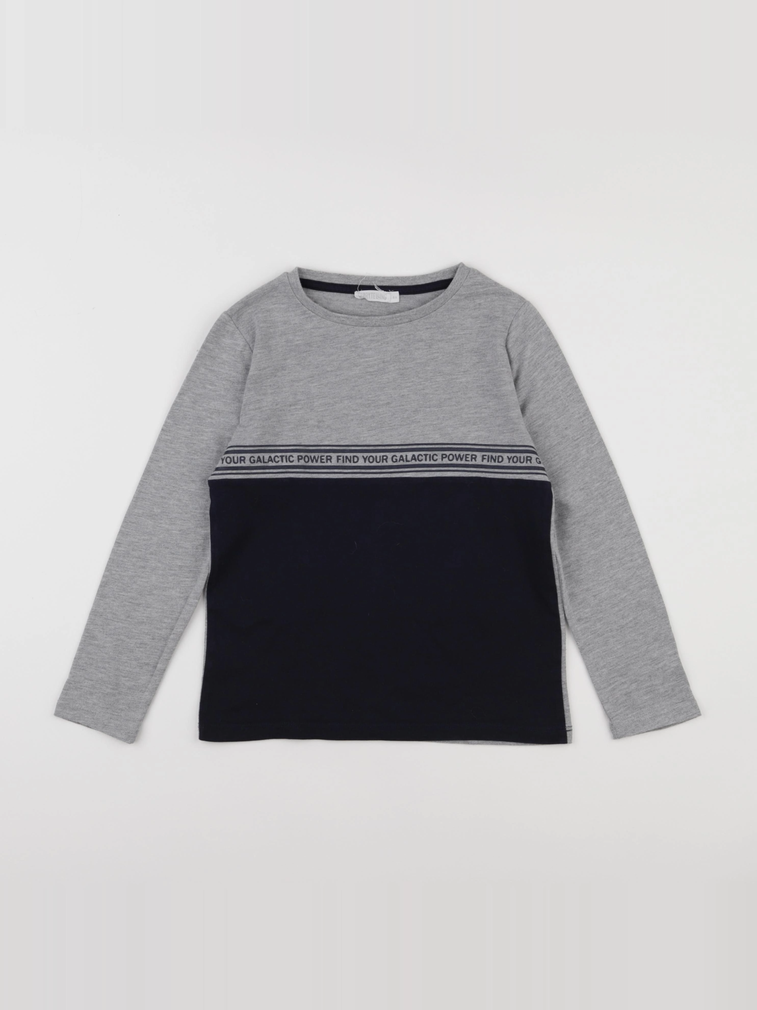 Storytelling - tee-shirt bleu, gris - 8 ans