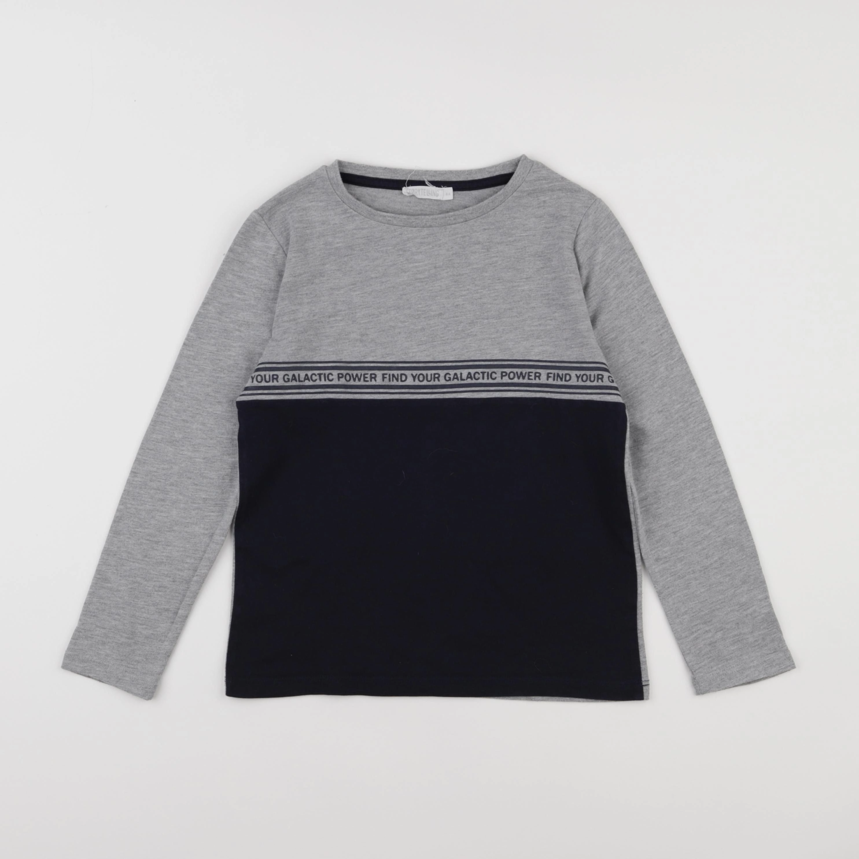Storytelling - tee-shirt bleu, gris - 8 ans