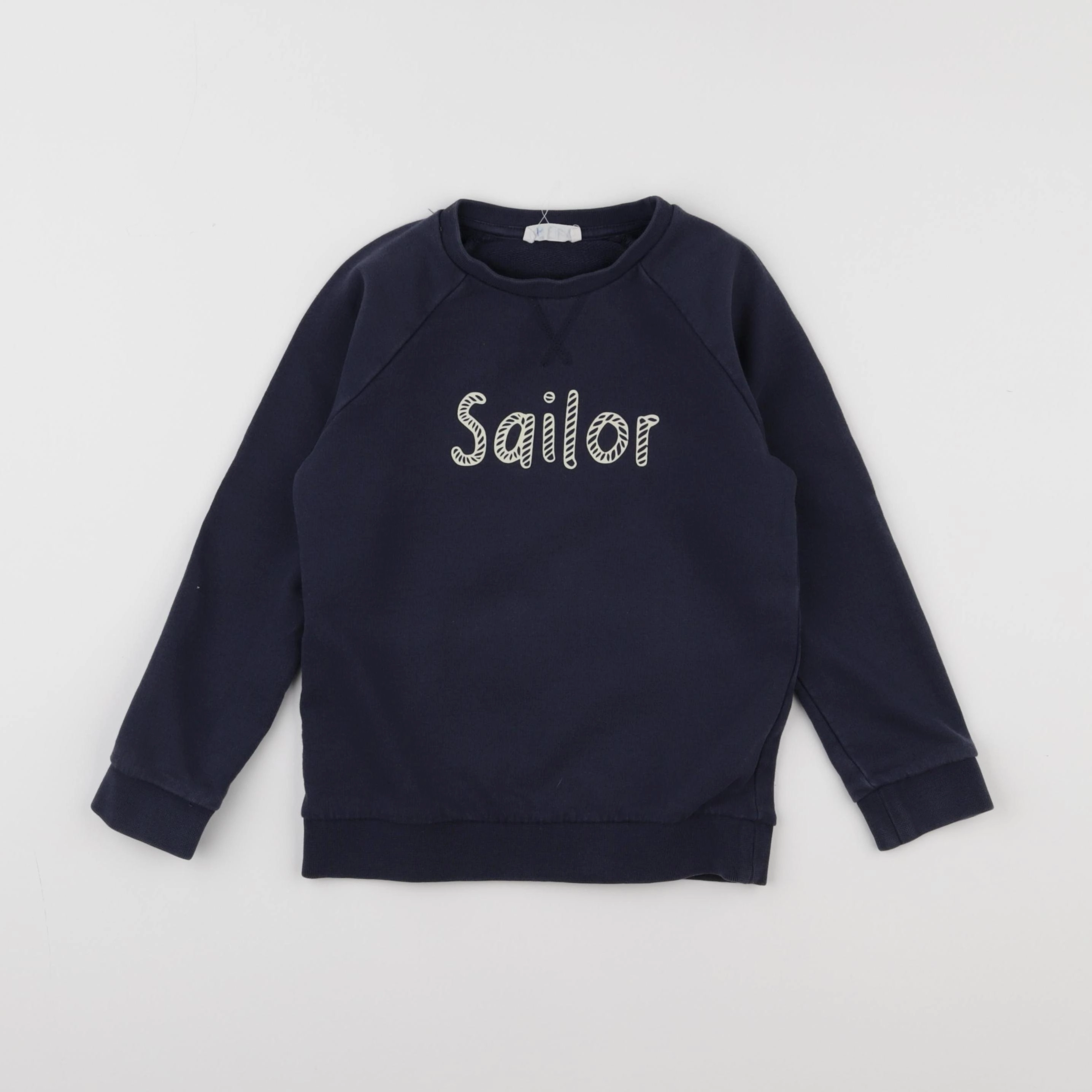 Little Cigogne - sweat bleu - 6 ans