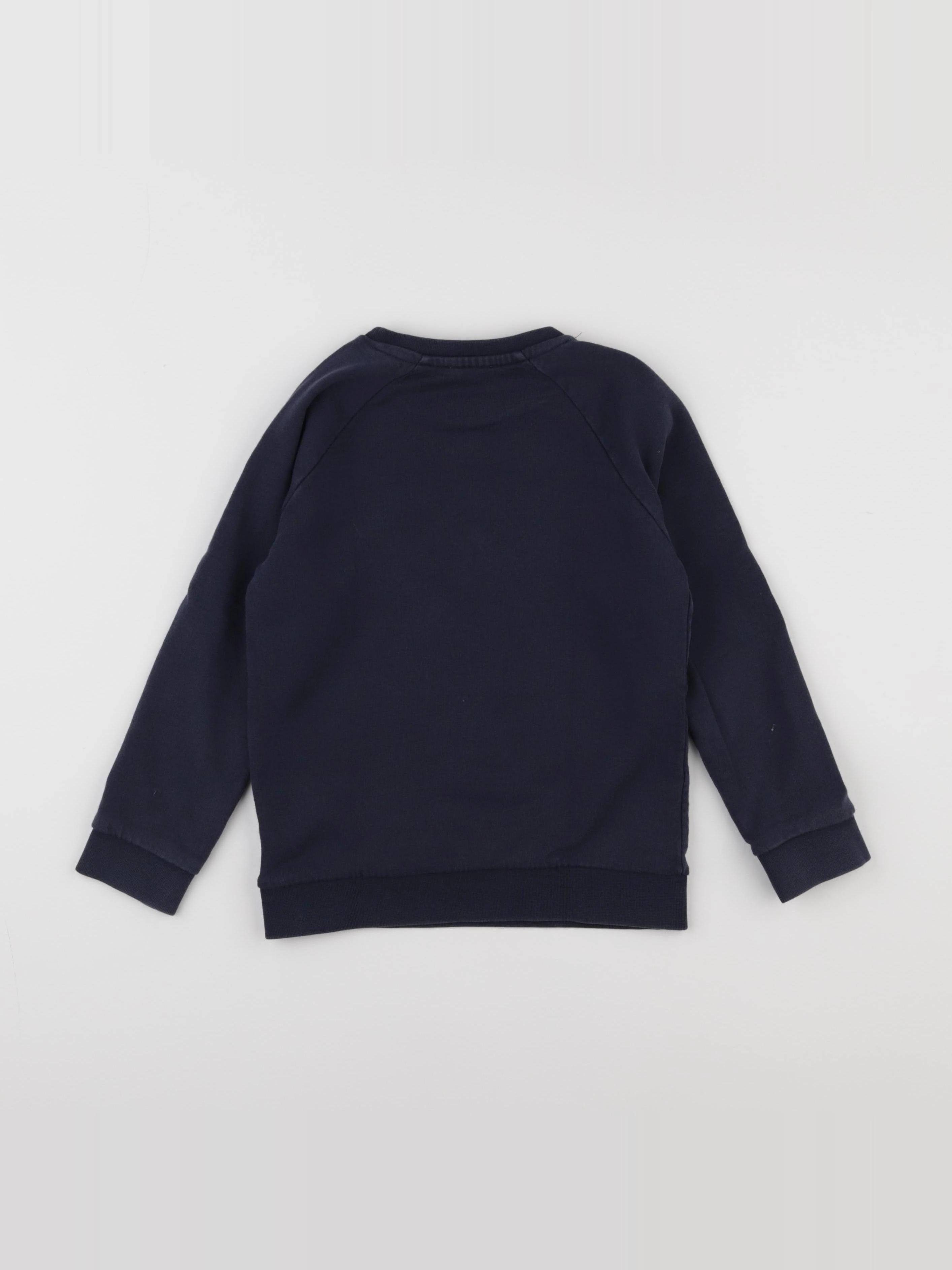 Little Cigogne - sweat bleu - 6 ans