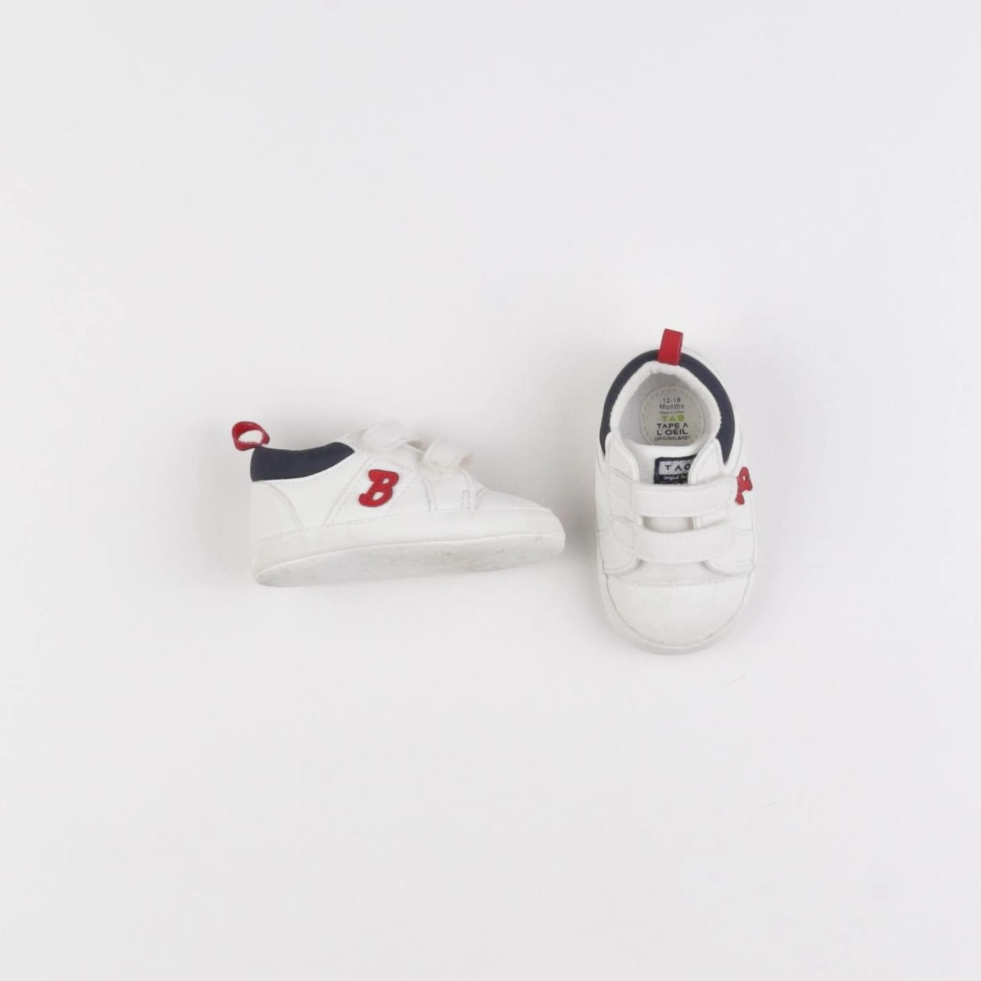 Tape à l'oeil - chaussons blanc - pointure 20/21